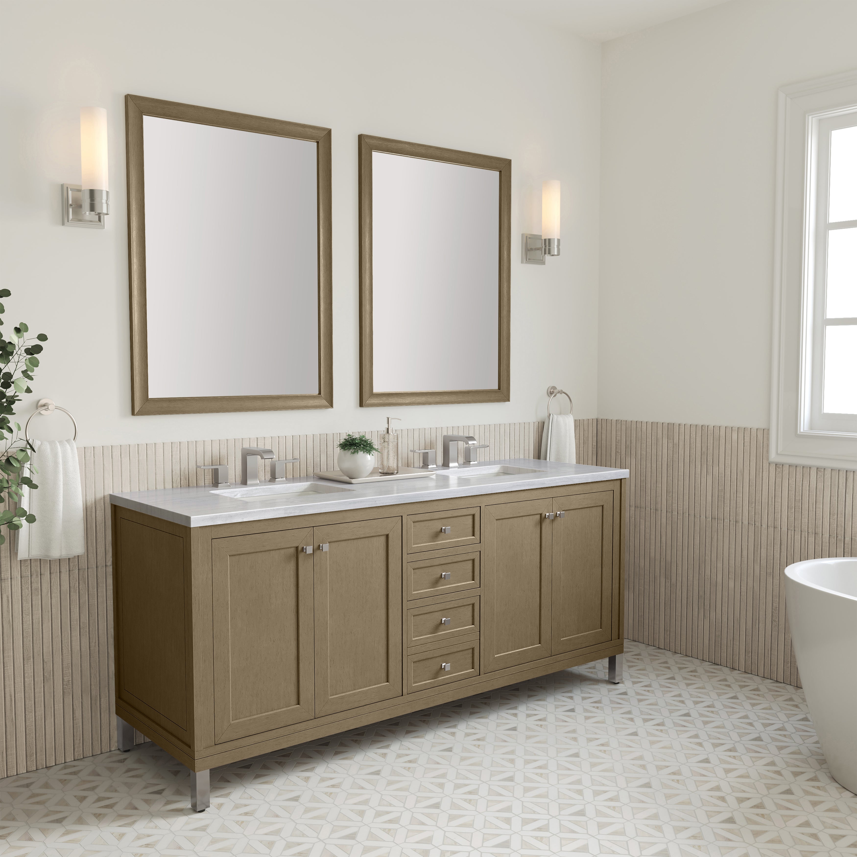 arctic fall solid surface top vanity