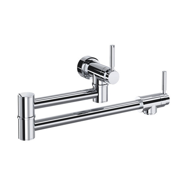 polished chrome pot filler