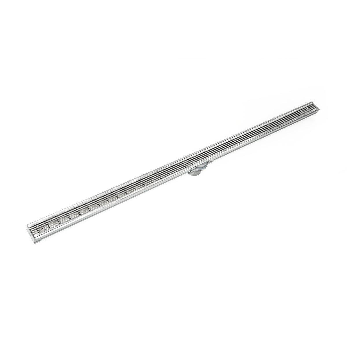 polished stainless linear drain kit