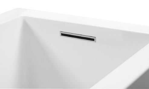 MTI Slim Line Integrated Overflow W/Toe Tap