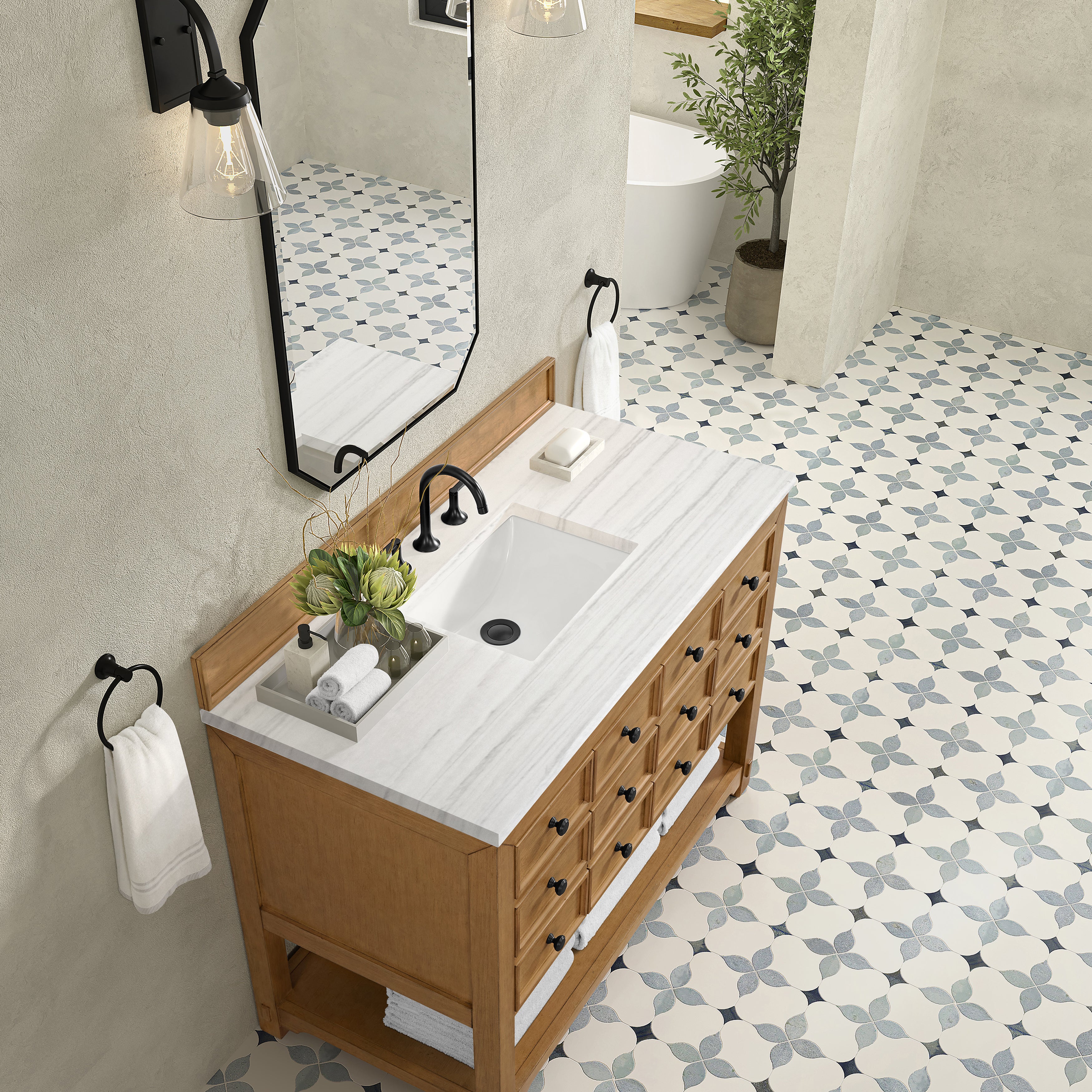 arctic fall solid surface top vanity