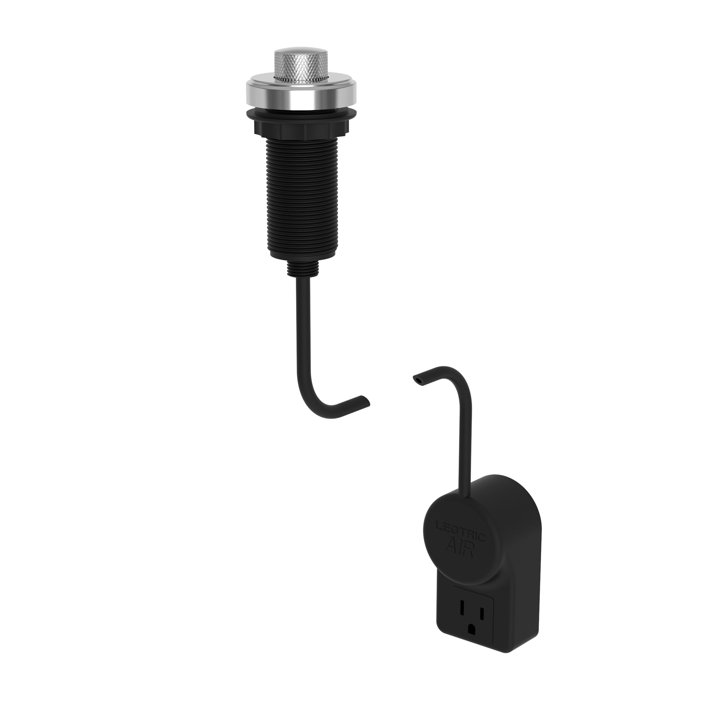 polished chrome air activated switch