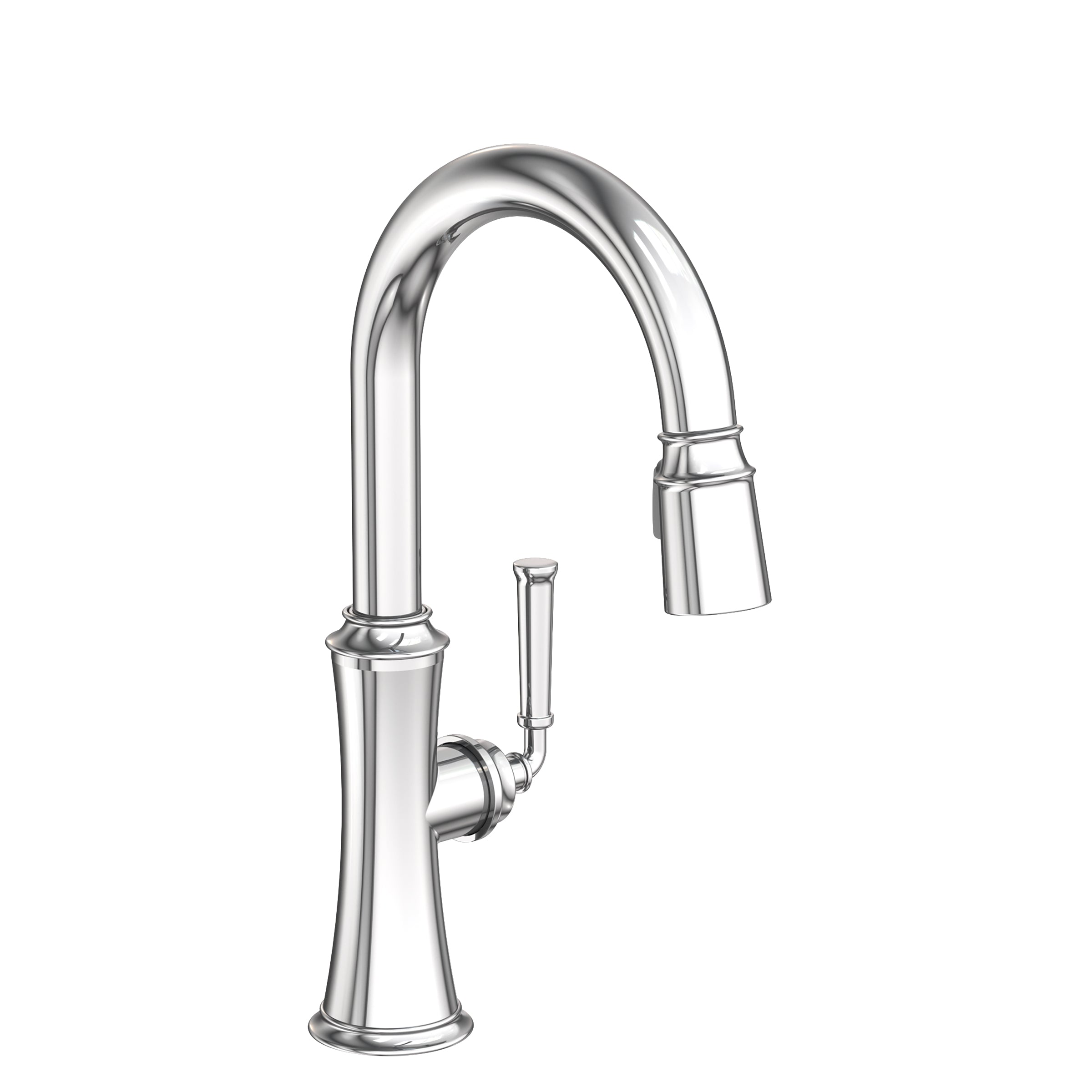 polished chrome faucet