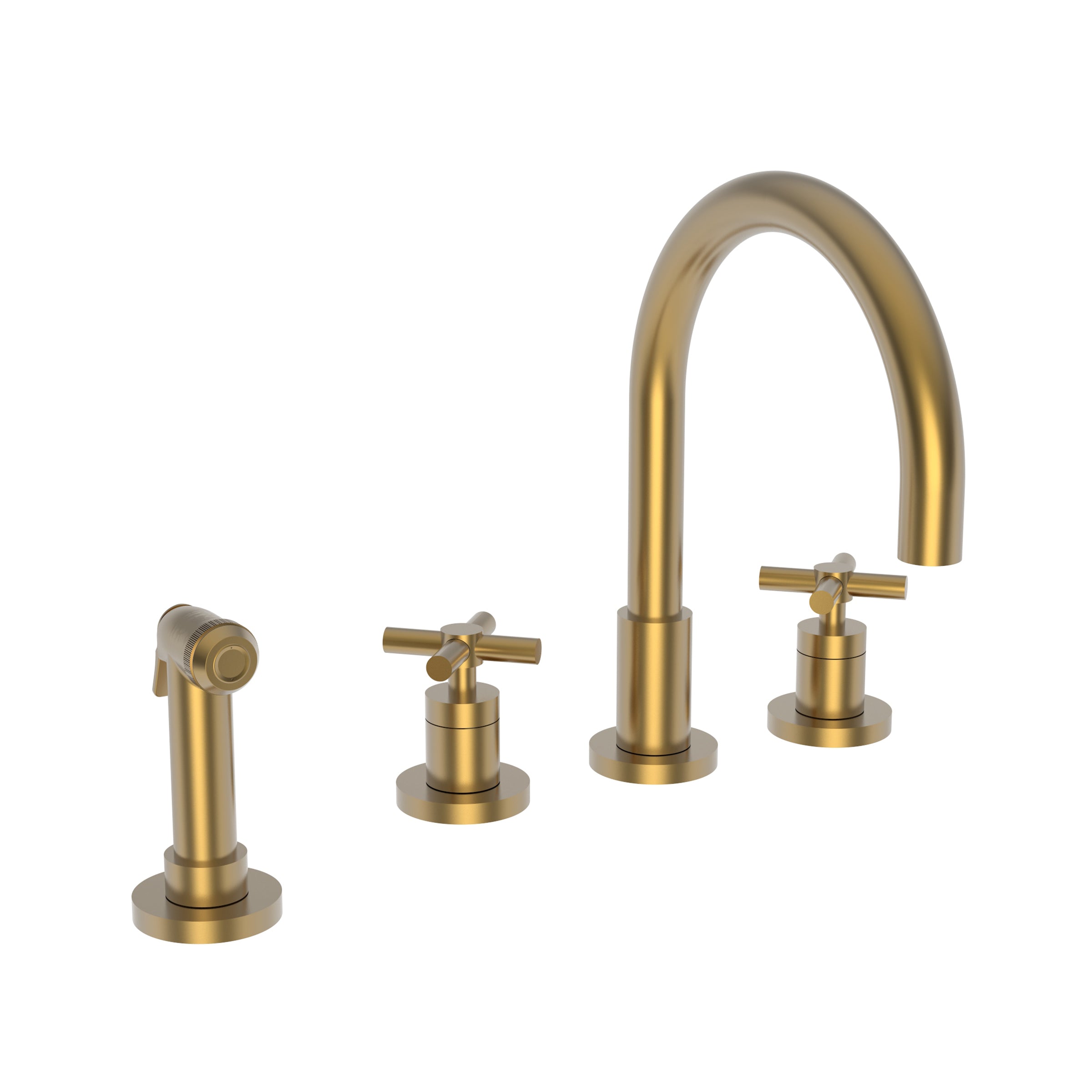 Newport Brass East Linear Kitchen Faucet with Side Spray
