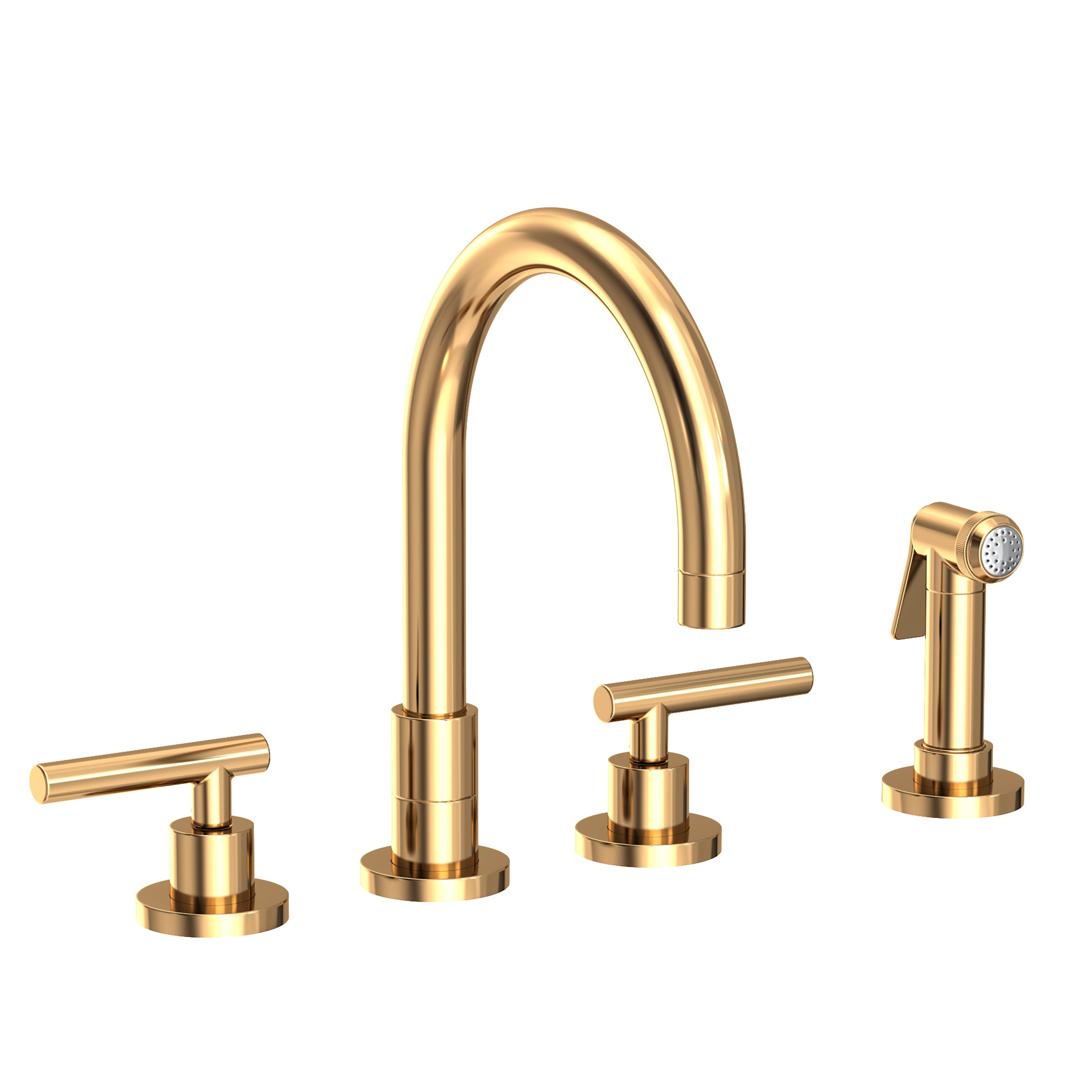 Newport Brass East Linear Kitchen Faucet with Side Spray