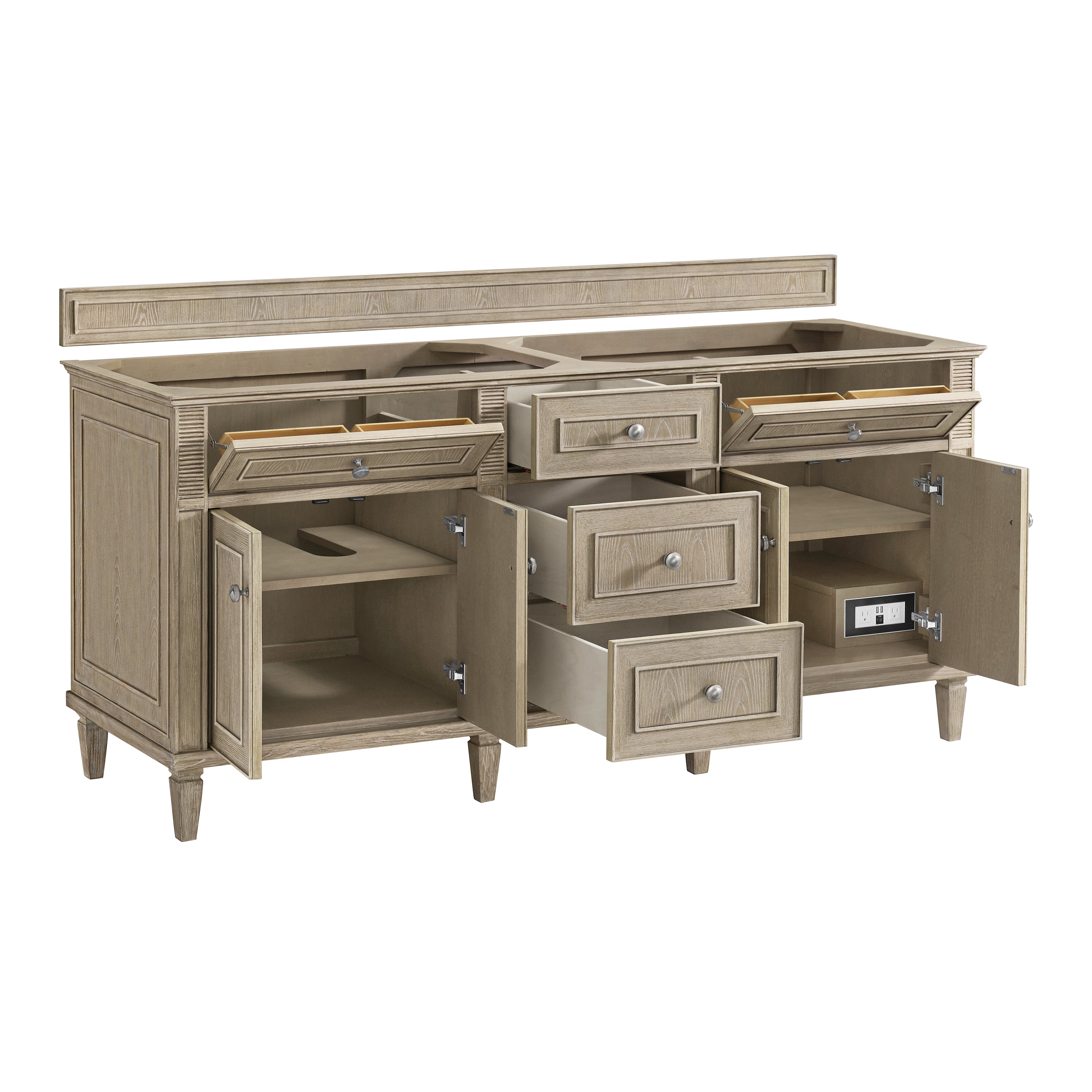 arctic fall solid surface top vanity