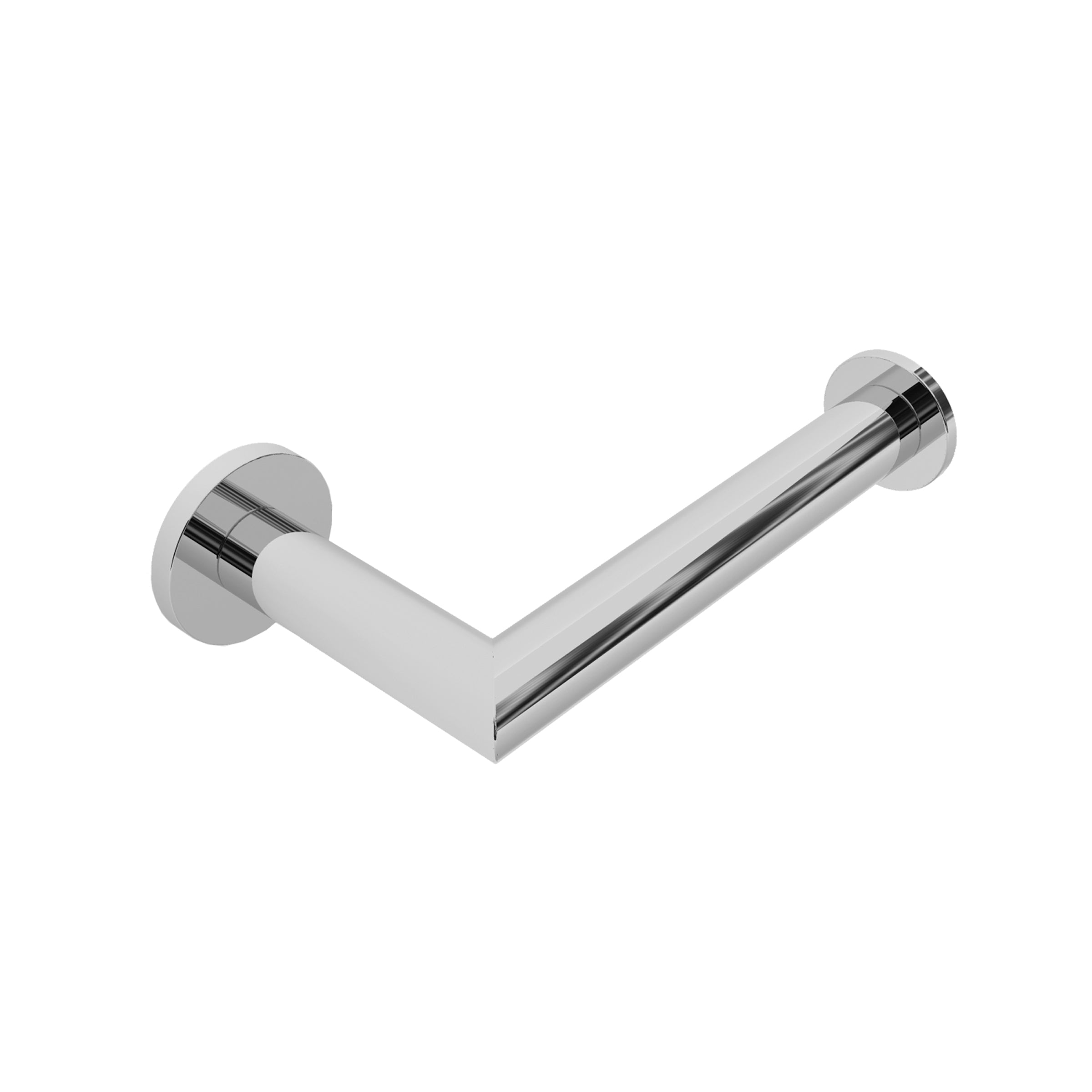 polished chrome tissue holder