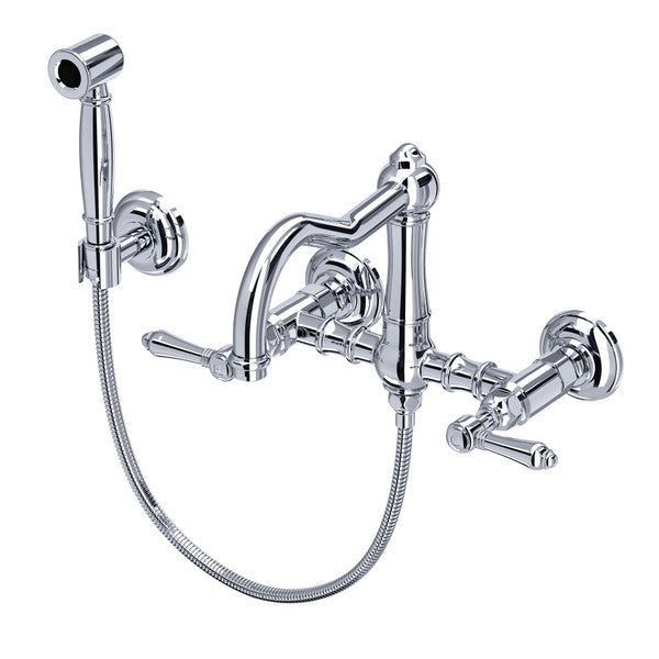 polished chrome kitchen faucet