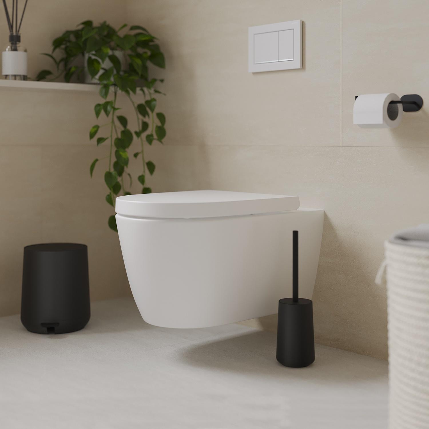 black pedal bin