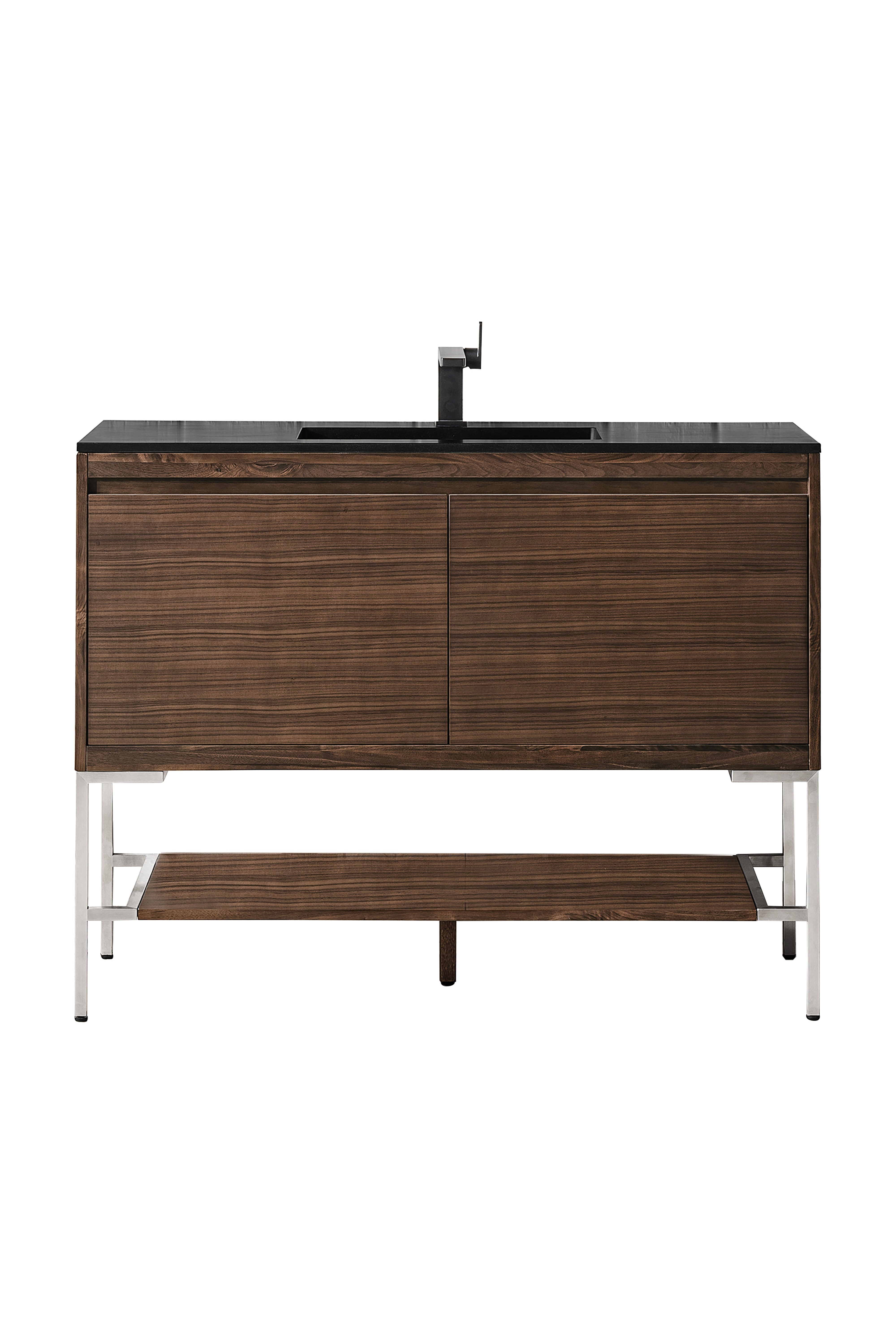 charcoal black composite stone top vanity