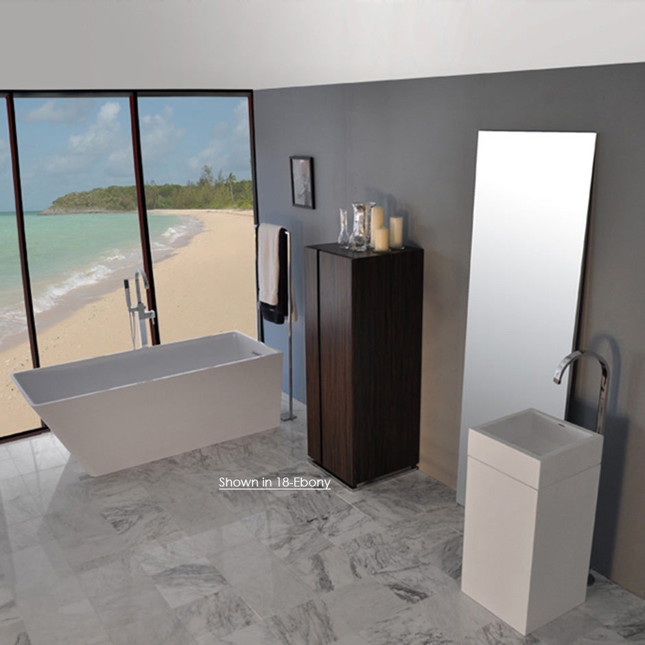 gloss white sink