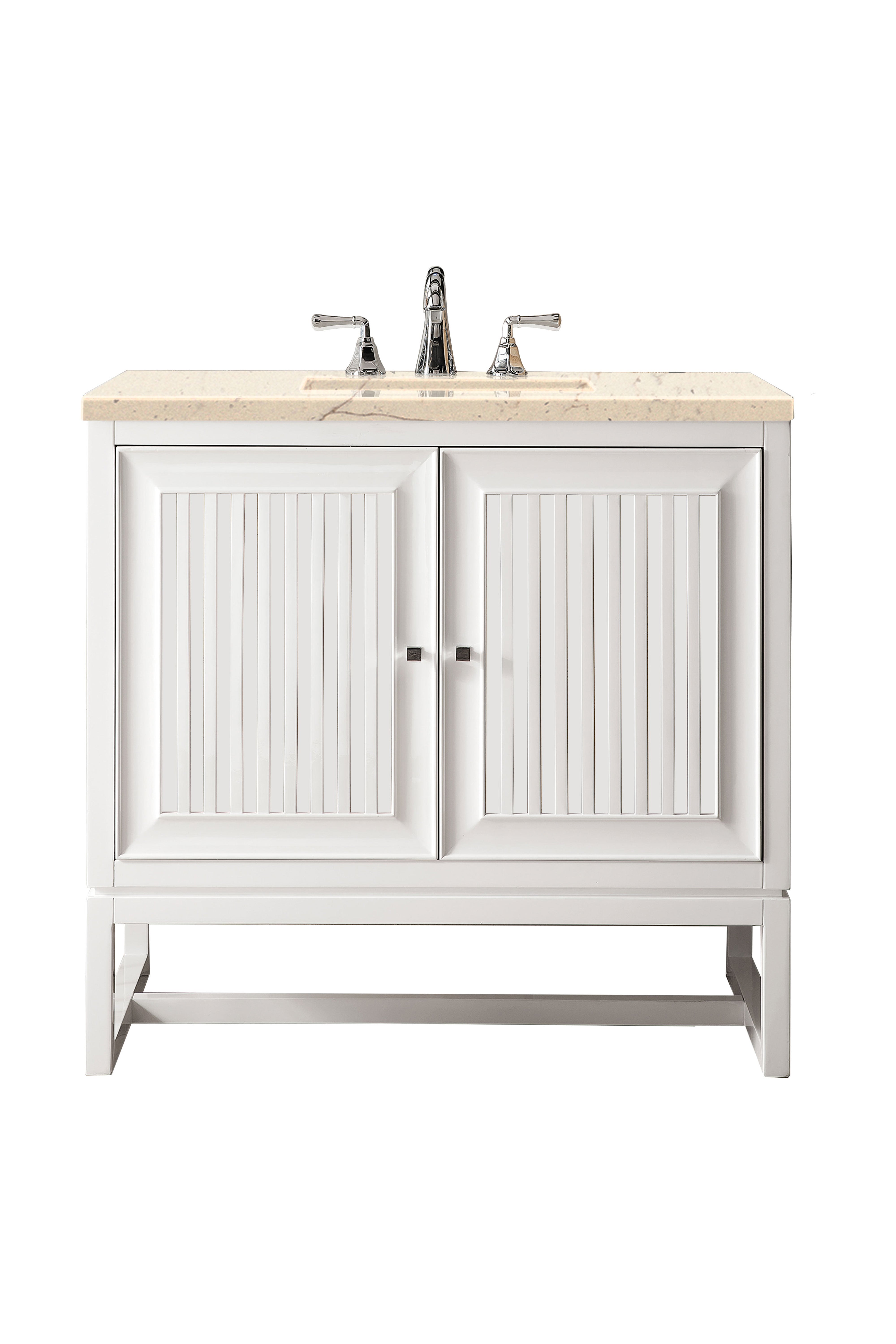 James Martin Vanities Athens 36" Single Vanity - Glossy White