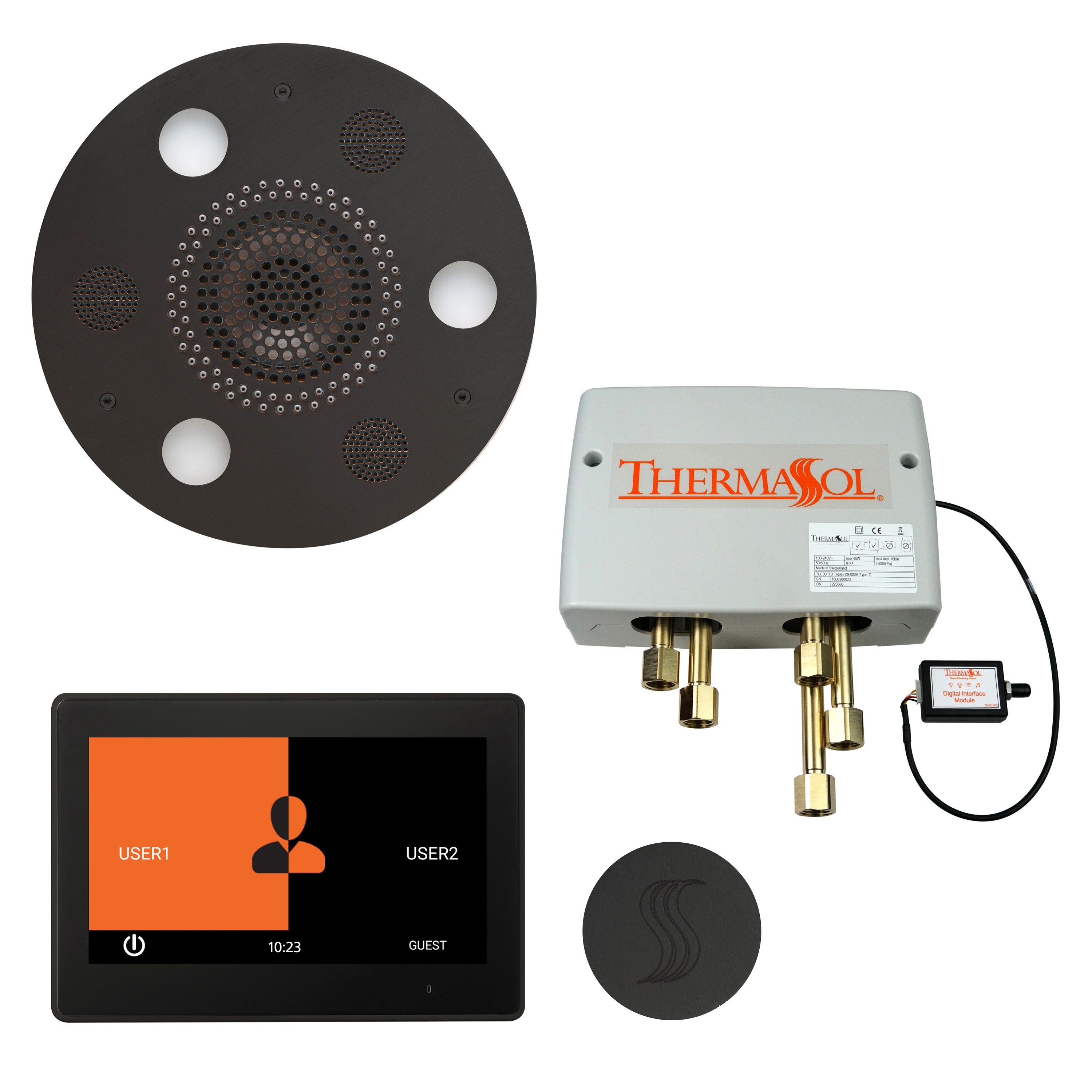 Thermasol The Total Wellness Package with 10" ThermaTouch Trim Upgraded Round