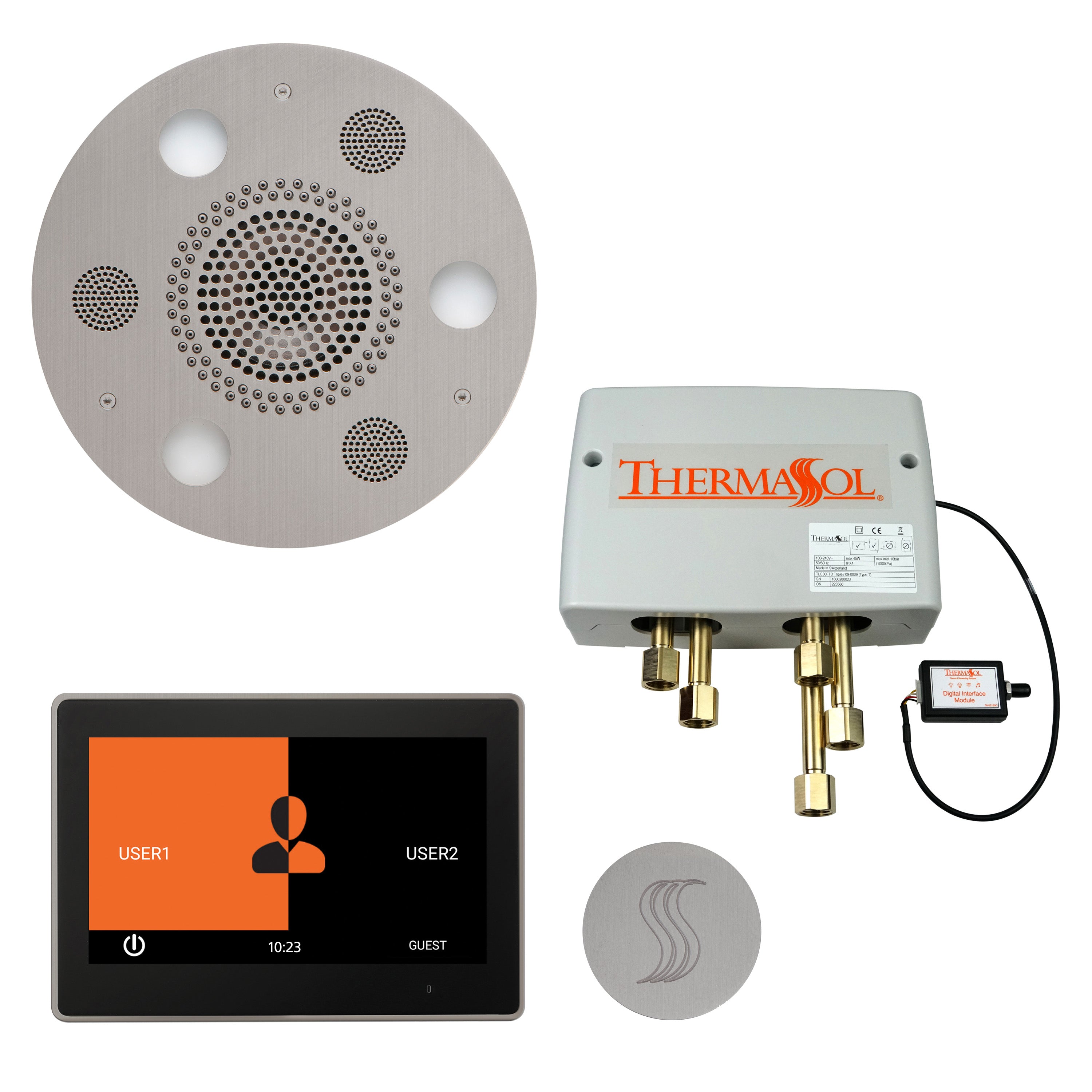 Thermasol The Total Wellness Package with 10" ThermaTouch Trim Upgraded Round