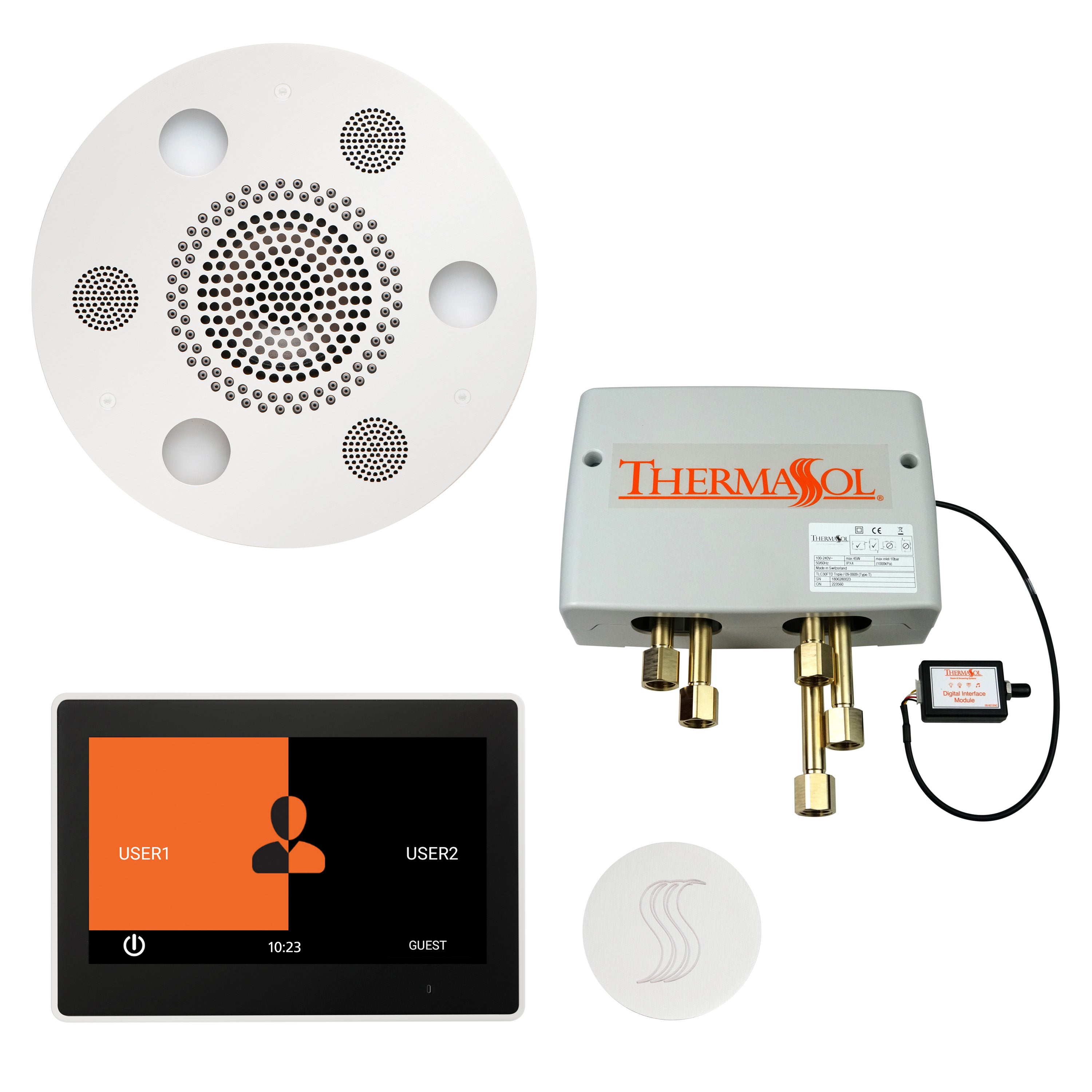 Thermasol The Total Wellness Package with 10" ThermaTouch Trim Upgraded Round