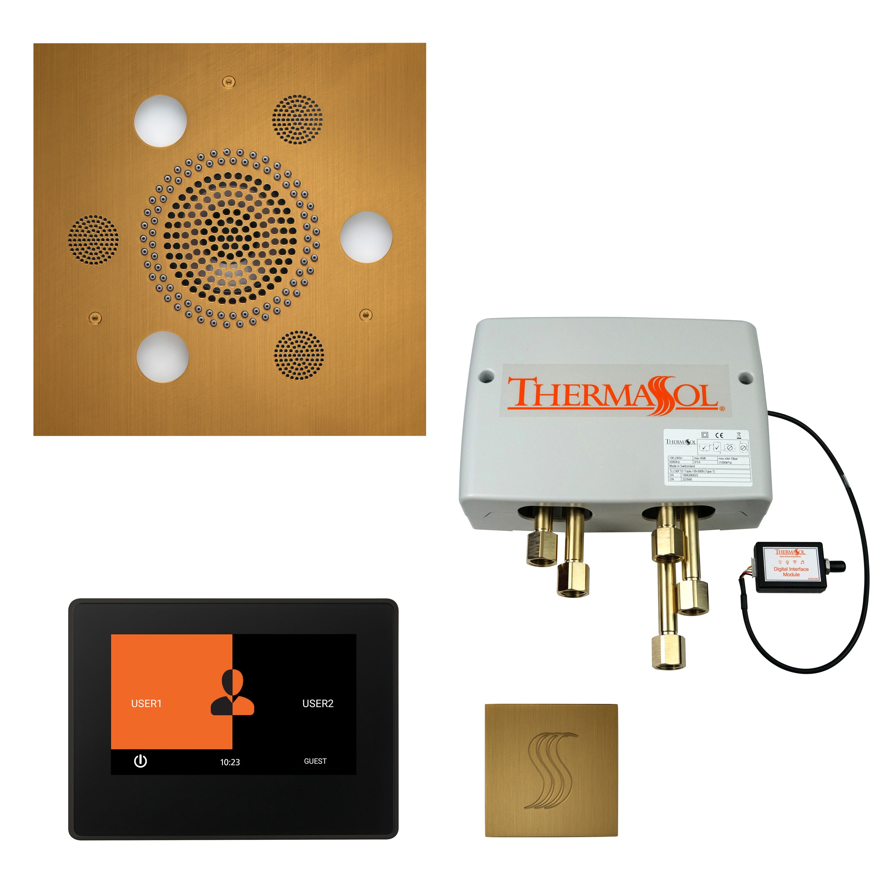 Thermasol The Total Wellness Package with 7" ThermaTouch and Square