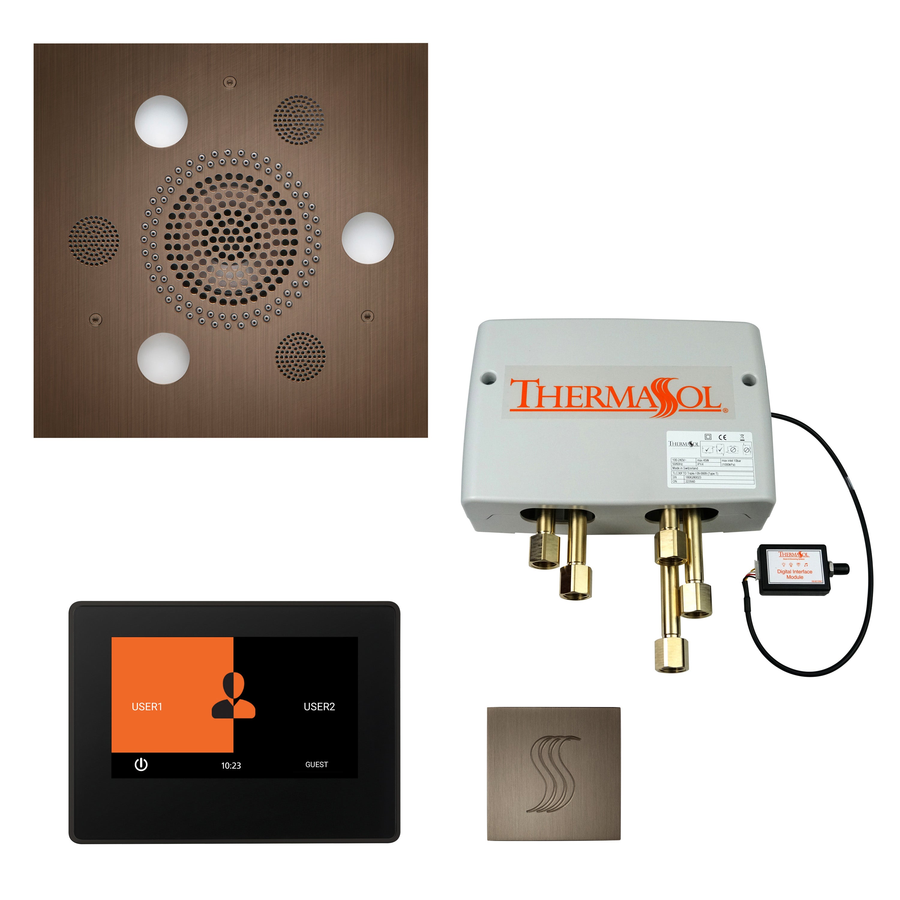 Thermasol The Total Wellness Package with 7" ThermaTouch and Square