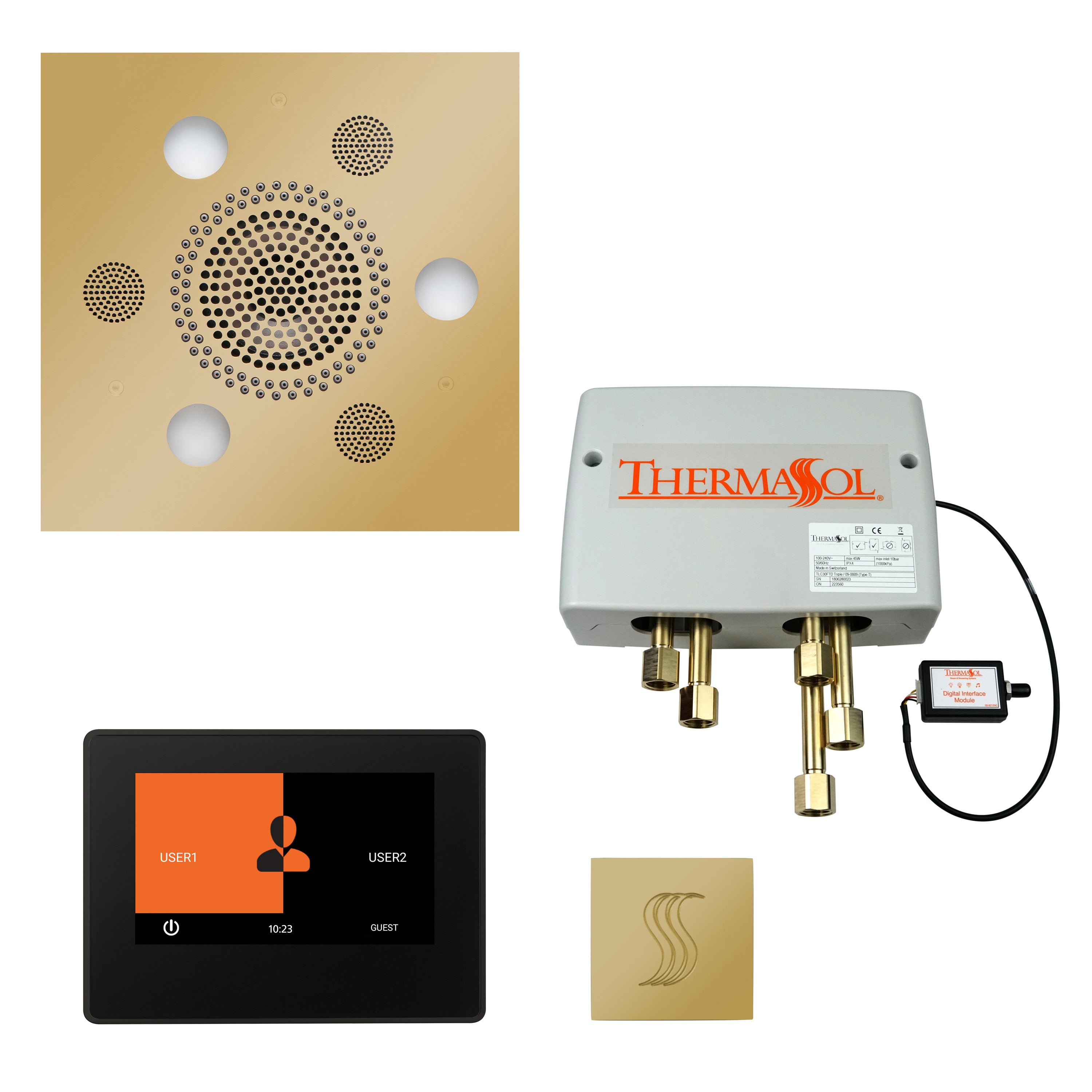 Thermasol The Total Wellness Package with 7" ThermaTouch and Square