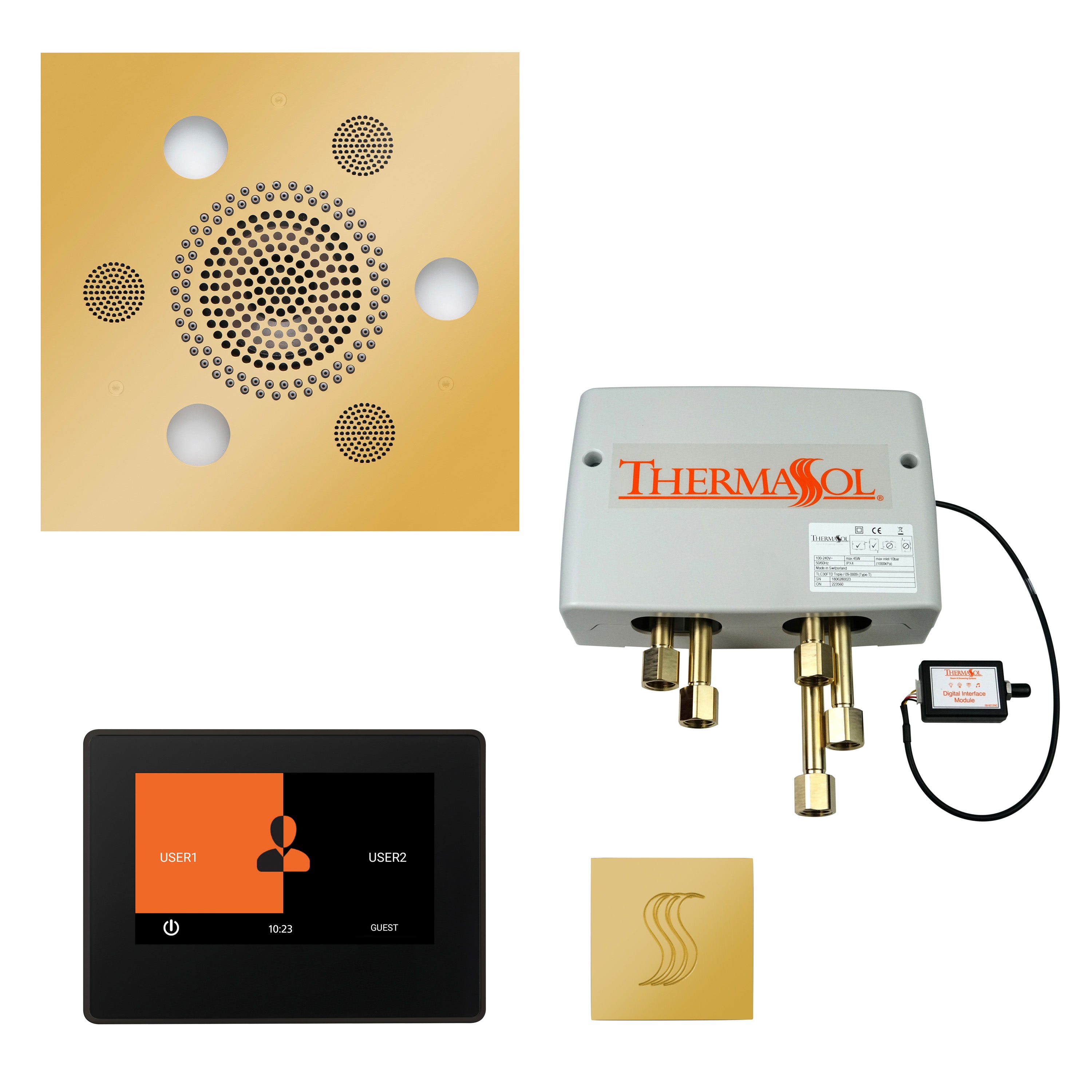 Thermasol The Total Wellness Package with 7" ThermaTouch and Square