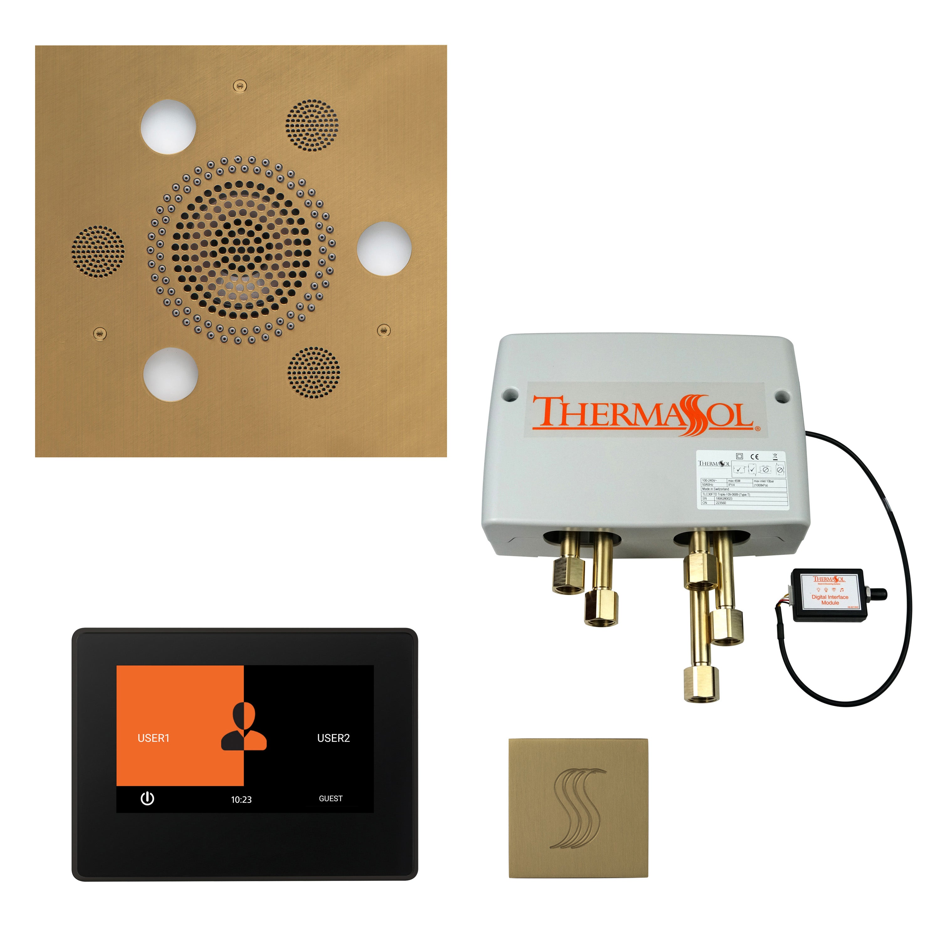 Thermasol The Total Wellness Package with 7" ThermaTouch and Square