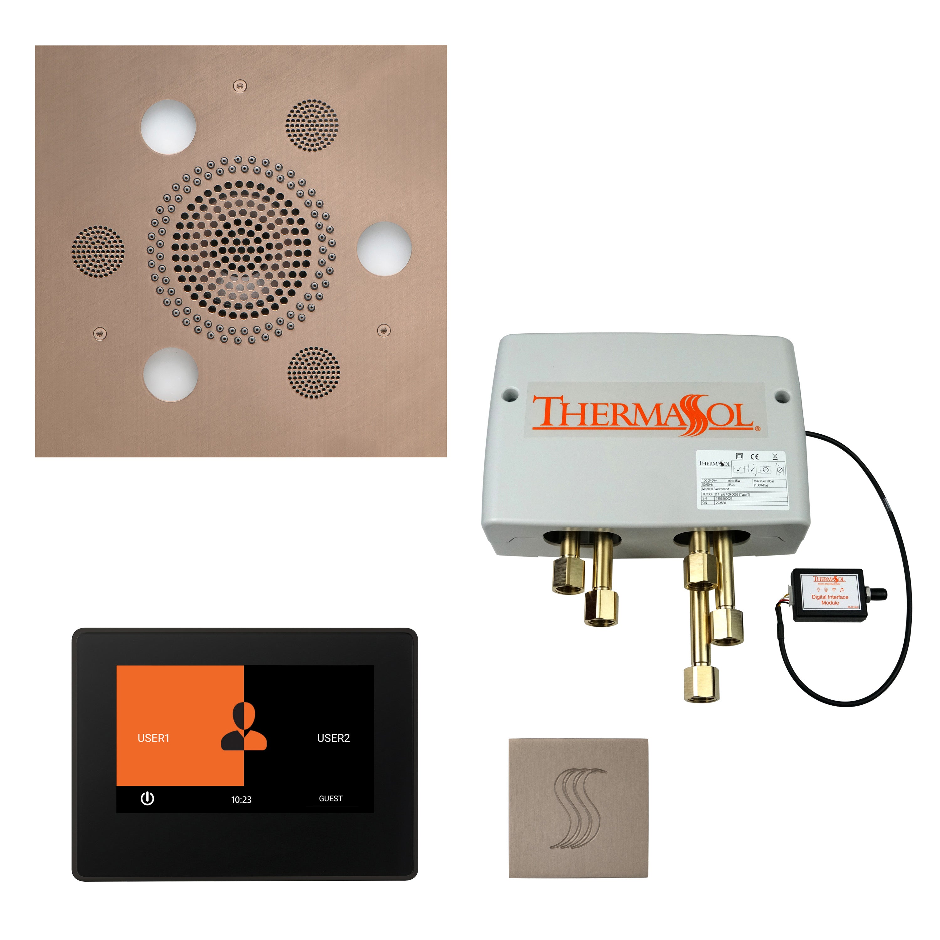 Thermasol The Total Wellness Package with 7" ThermaTouch and Square