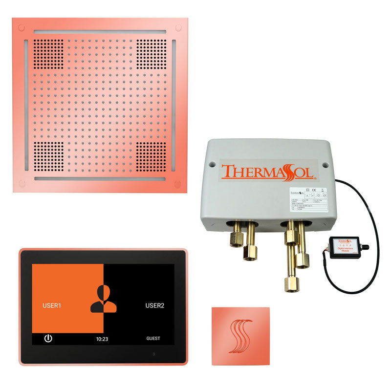 Thermasol The Total Wellness Hydrovive Package with 10" ThermaTouch  Square