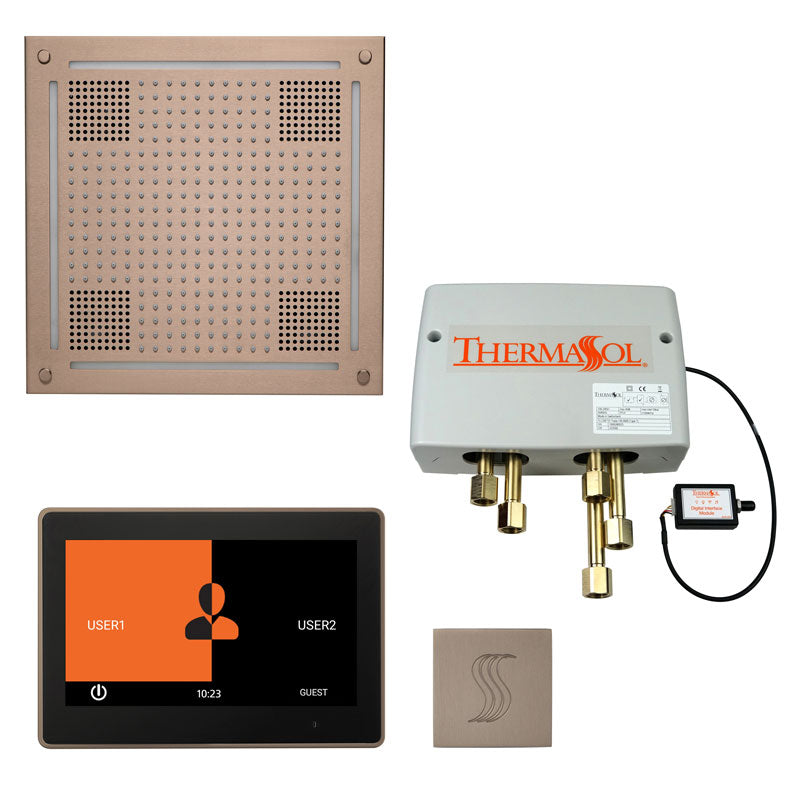 Thermasol The Total Wellness Hydrovive Package with 10" ThermaTouch  Square
