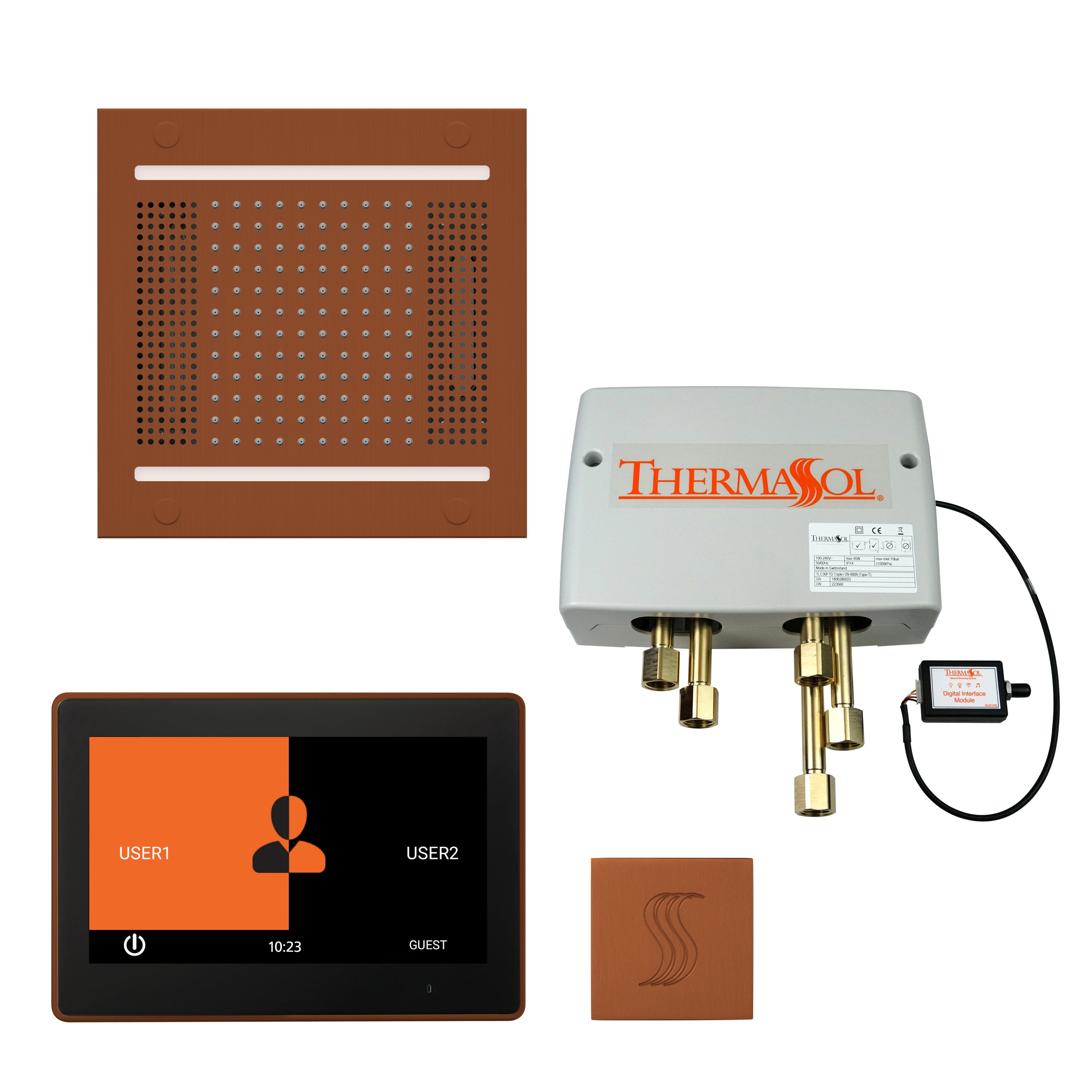 Thermasol The Total Wellness Hydrovive14 Package with 10" ThermaTouch  Square