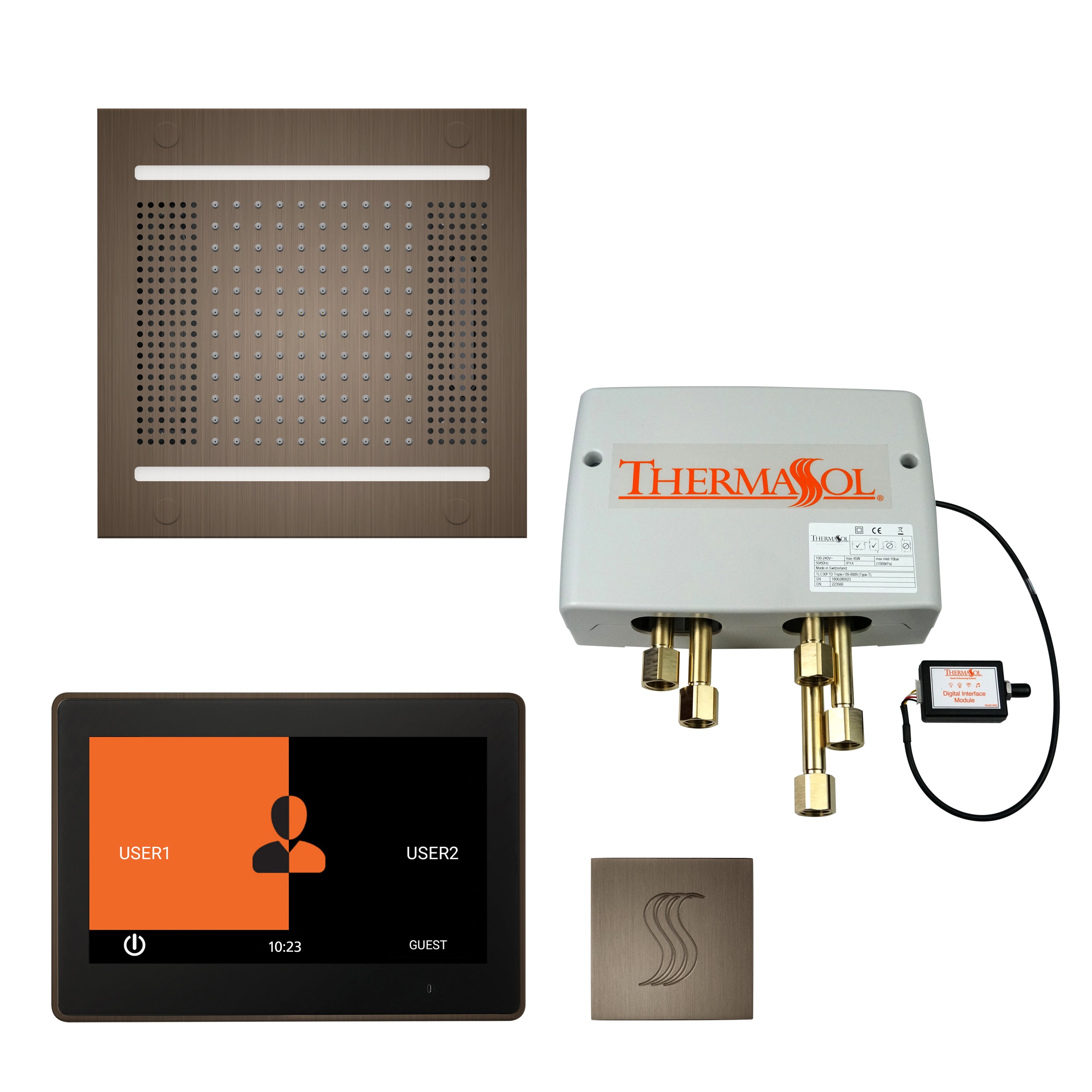 Thermasol The Total Wellness Hydrovive14 Package with 10" ThermaTouch  Square