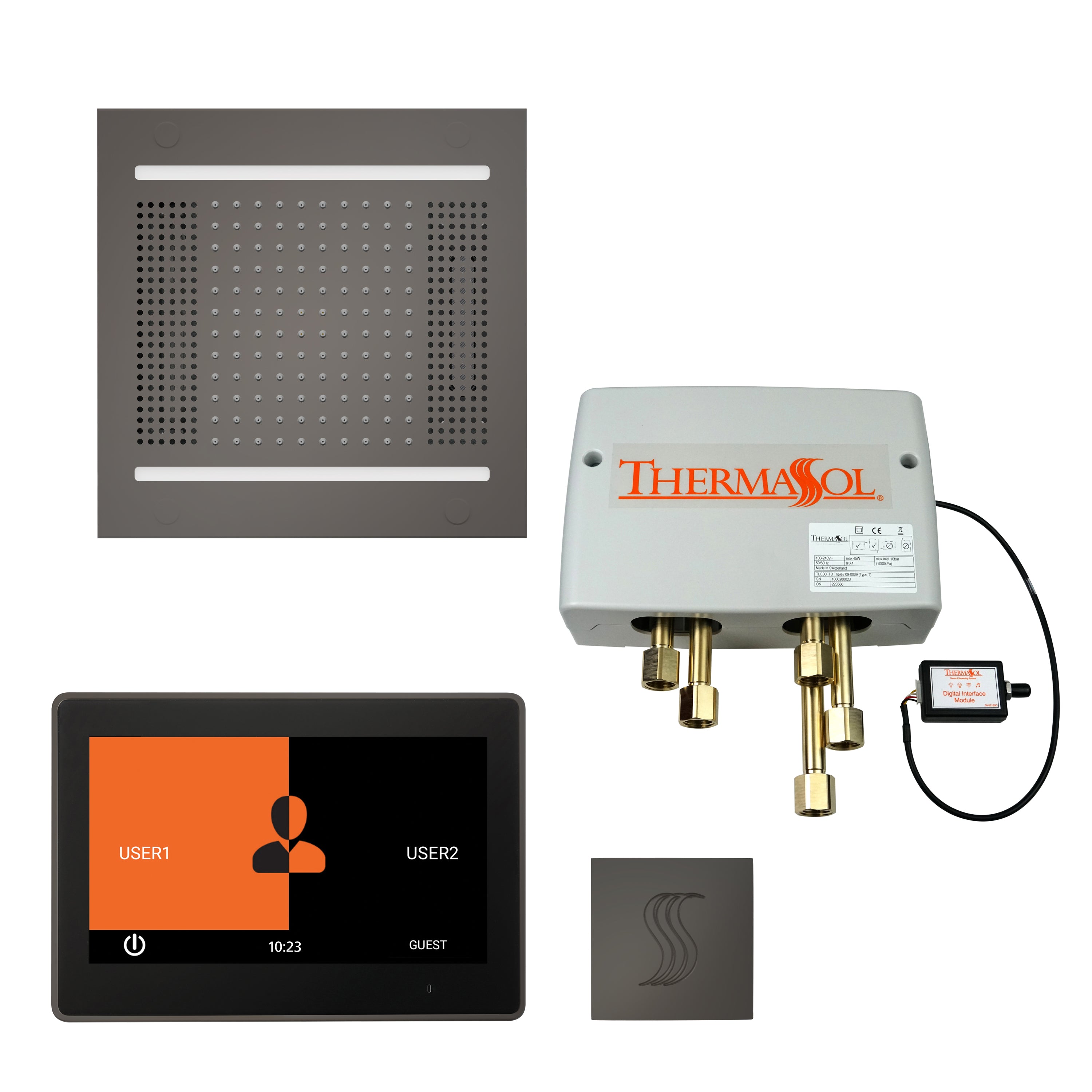 Thermasol The Total Wellness Hydrovive14 Package with 10" ThermaTouch  Square