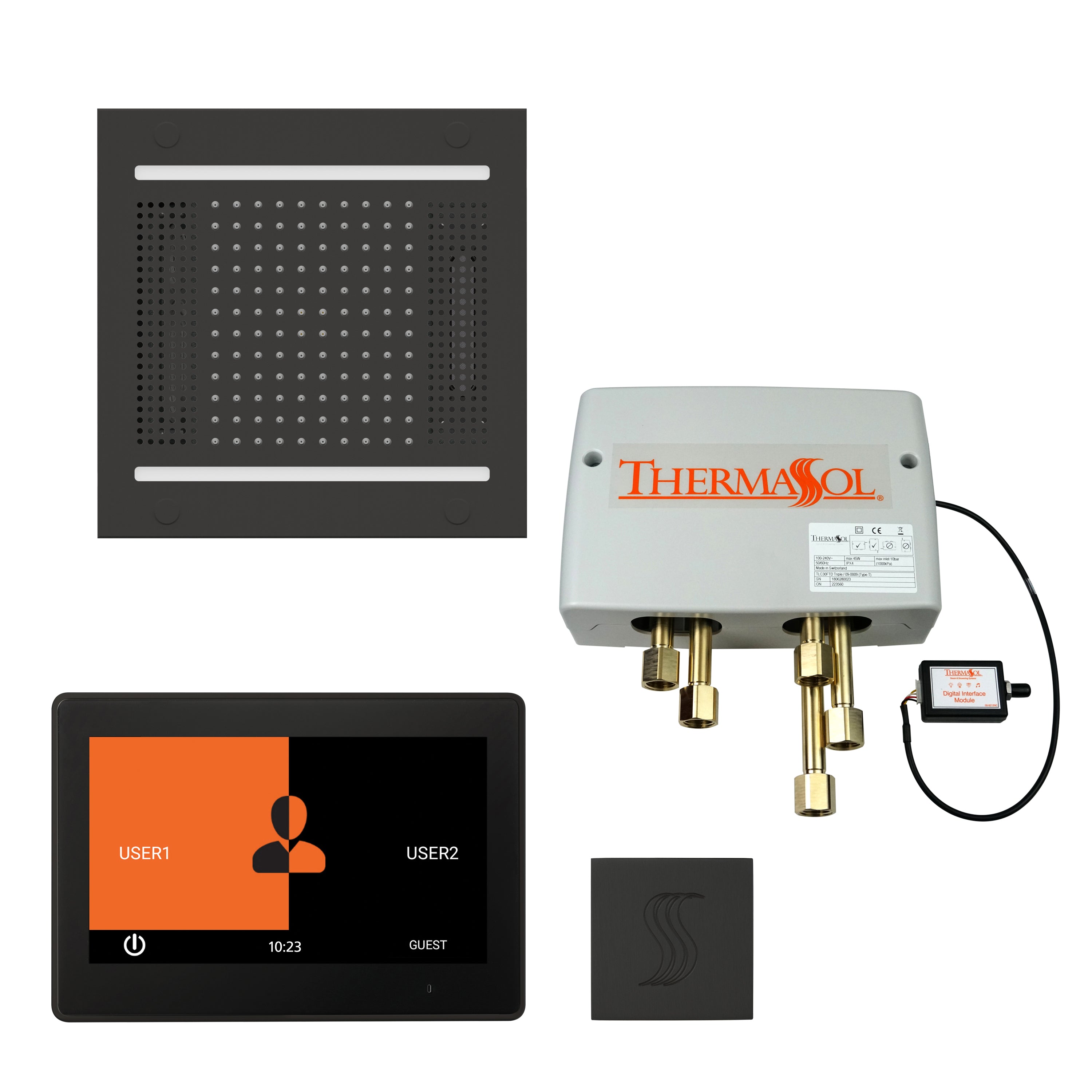 Thermasol The Total Wellness Hydrovive14 Package with 10" ThermaTouch  Square