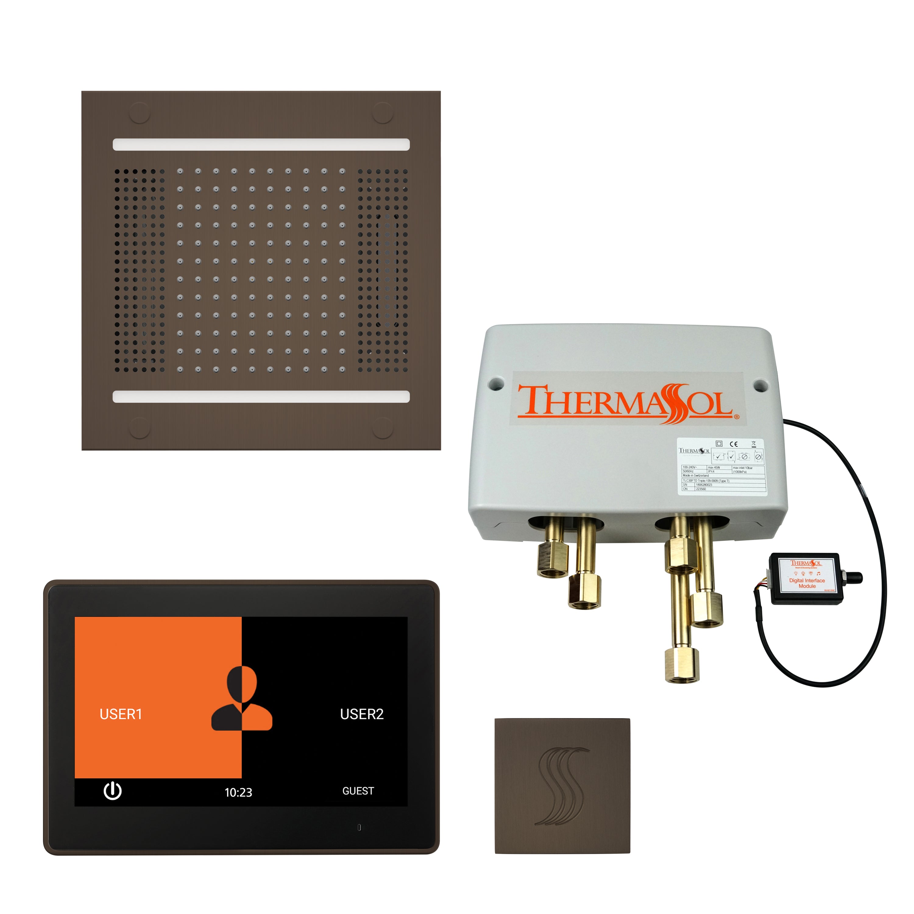 Thermasol The Total Wellness Hydrovive14 Package with 10" ThermaTouch  Square