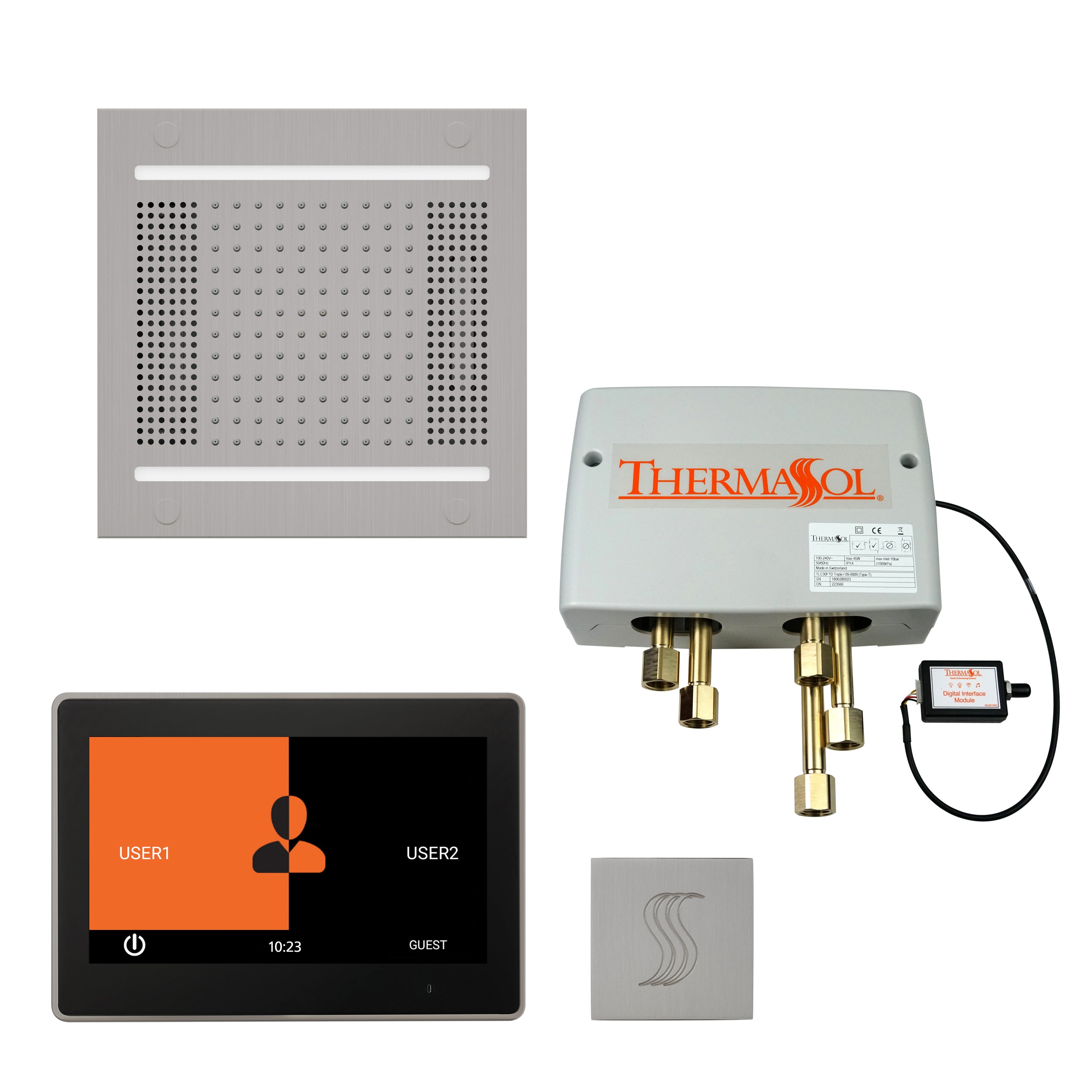 Thermasol The Total Wellness Hydrovive14 Package with 10" ThermaTouch  Square