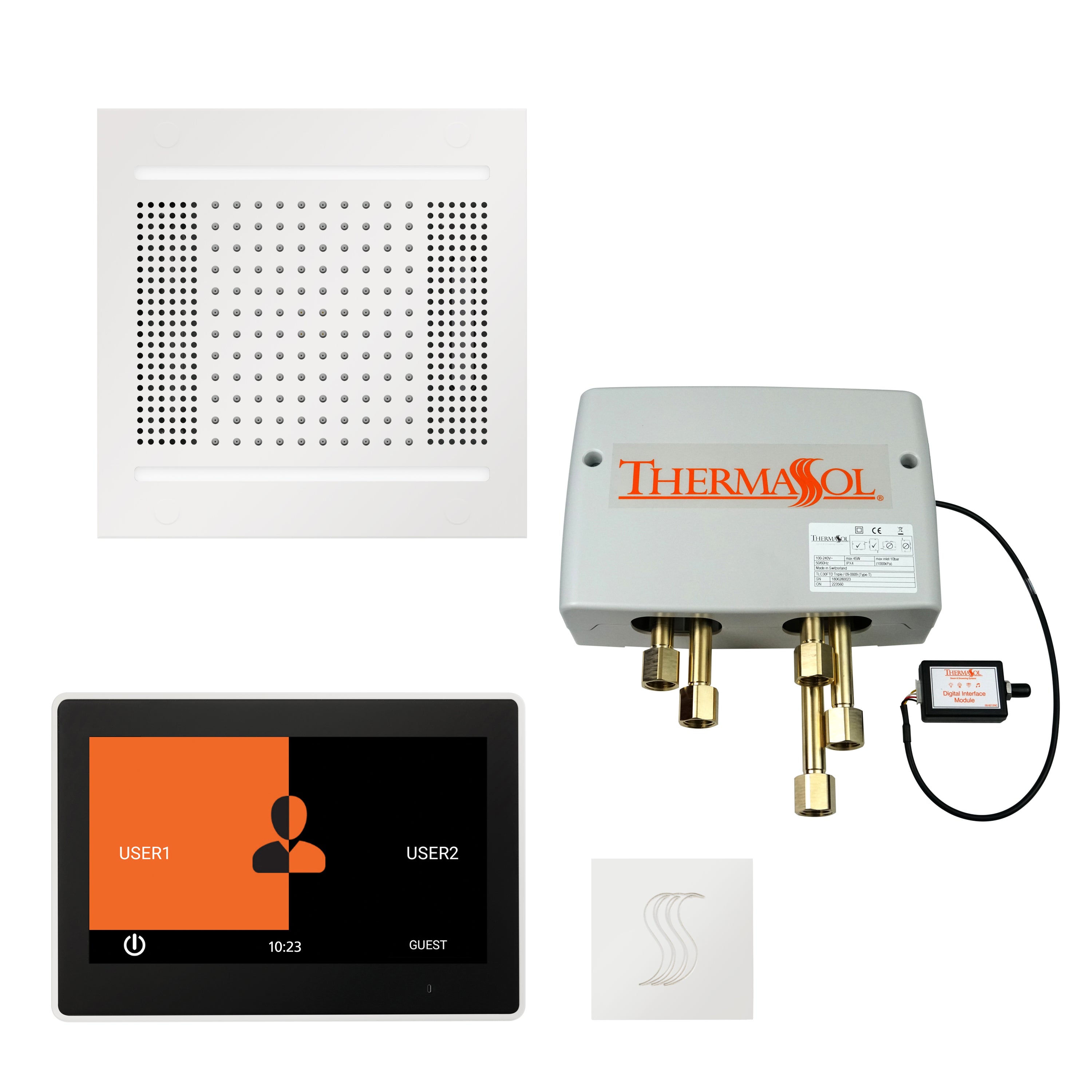 Thermasol The Total Wellness Hydrovive14 Package with 10" ThermaTouch  Square