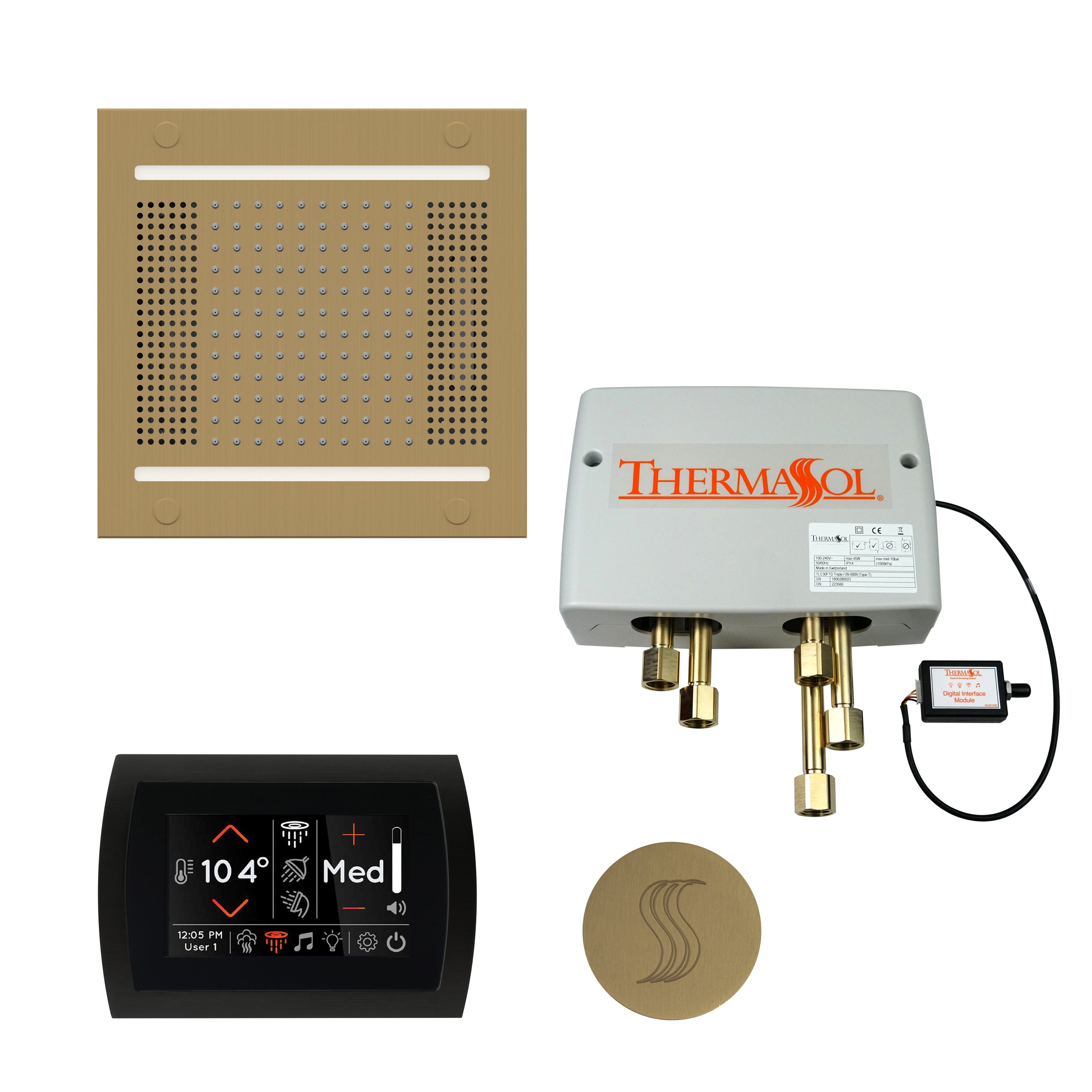 Thermasol The Total Wellness Package Hydrovive14 with SignaTouch Round