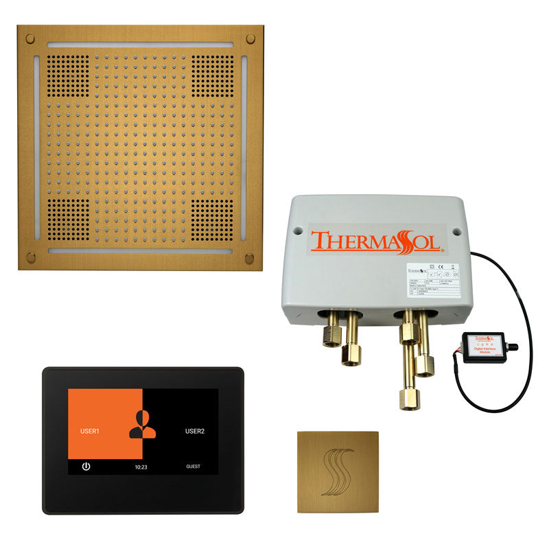 Thermasol The Total Wellness Hydrovive Package with 7" ThermaTouch and Square