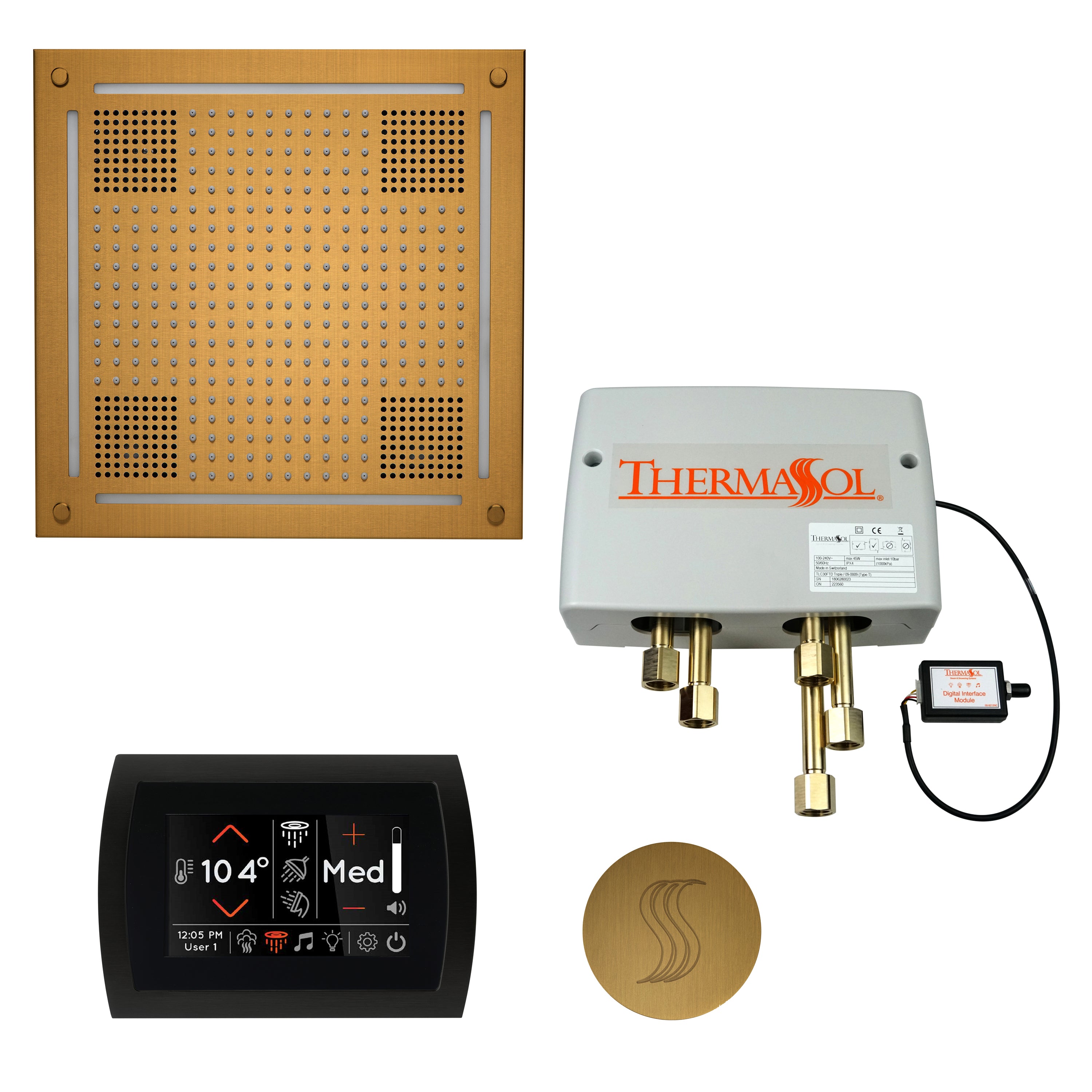 Thermasol The Total Wellness Package Hydrovive with SignaTouch Round
