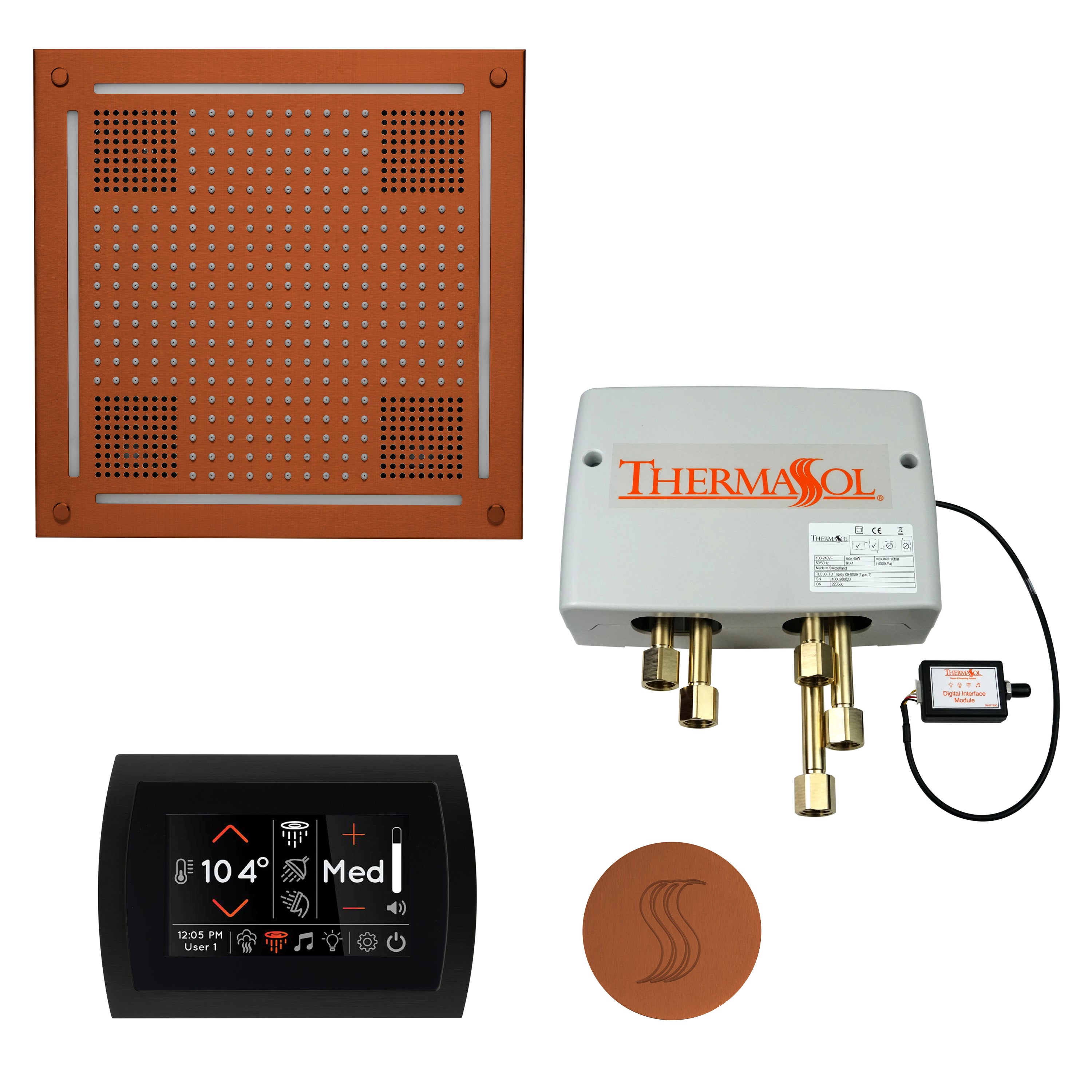 Thermasol The Total Wellness Package Hydrovive with SignaTouch Round