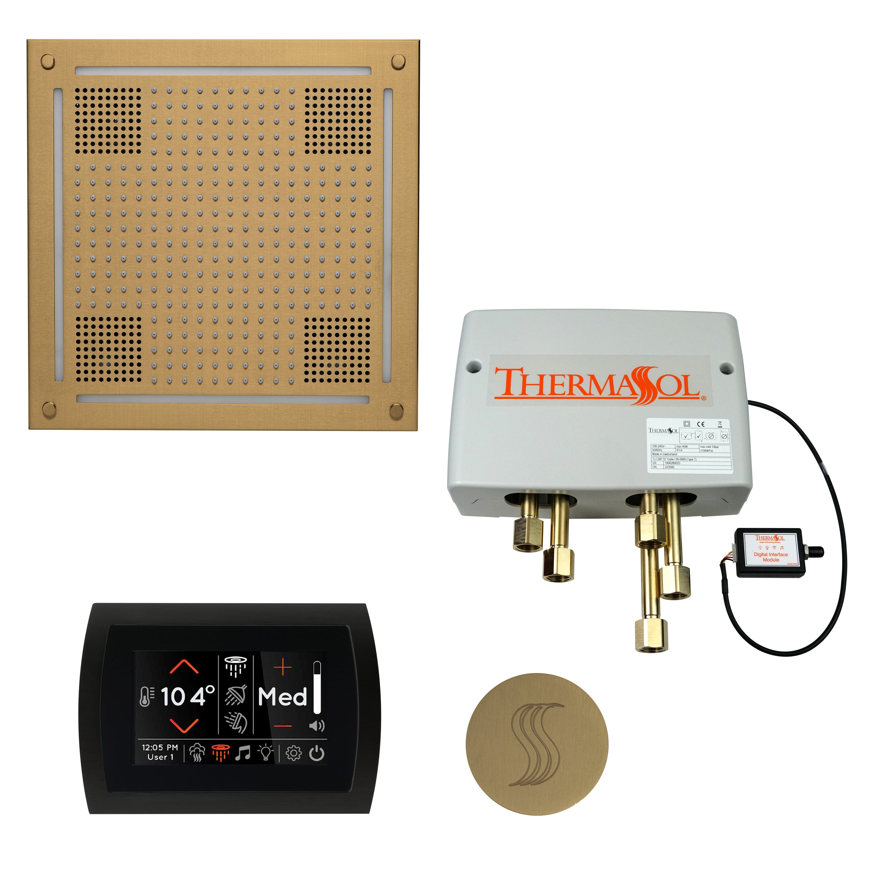 Thermasol The Total Wellness Package Hydrovive with SignaTouch Round