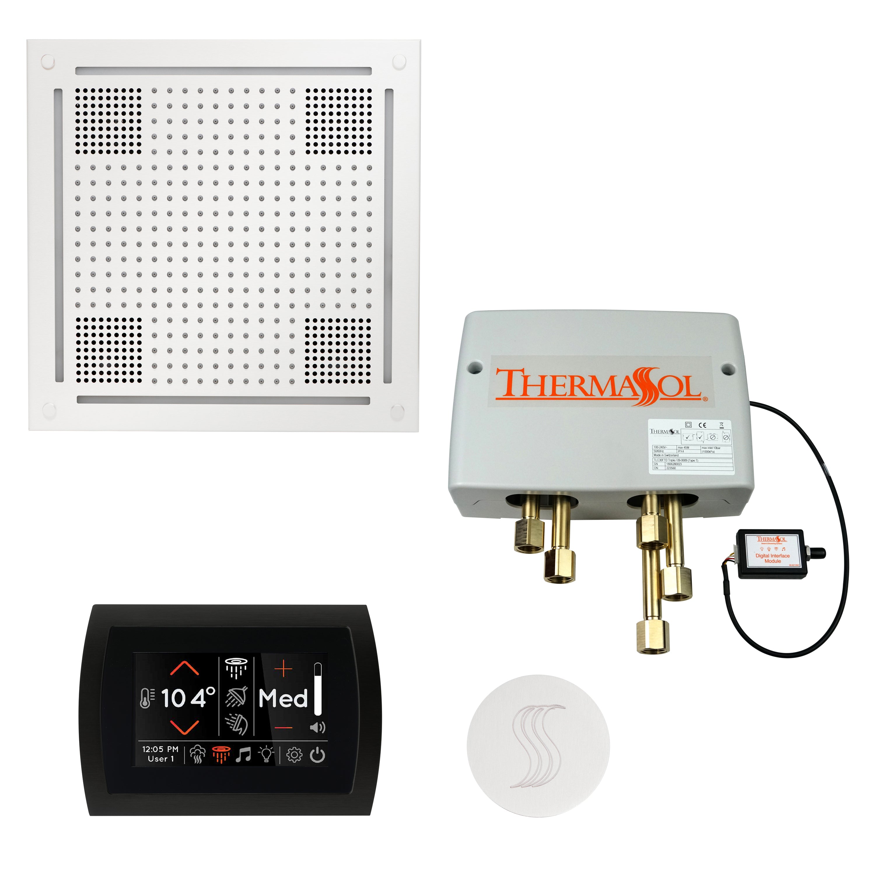 Thermasol The Total Wellness Package Hydrovive with SignaTouch Round