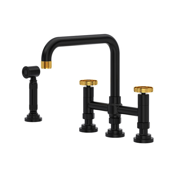 Rohl Campo Bridge Kitchen Faucet with Side Spray