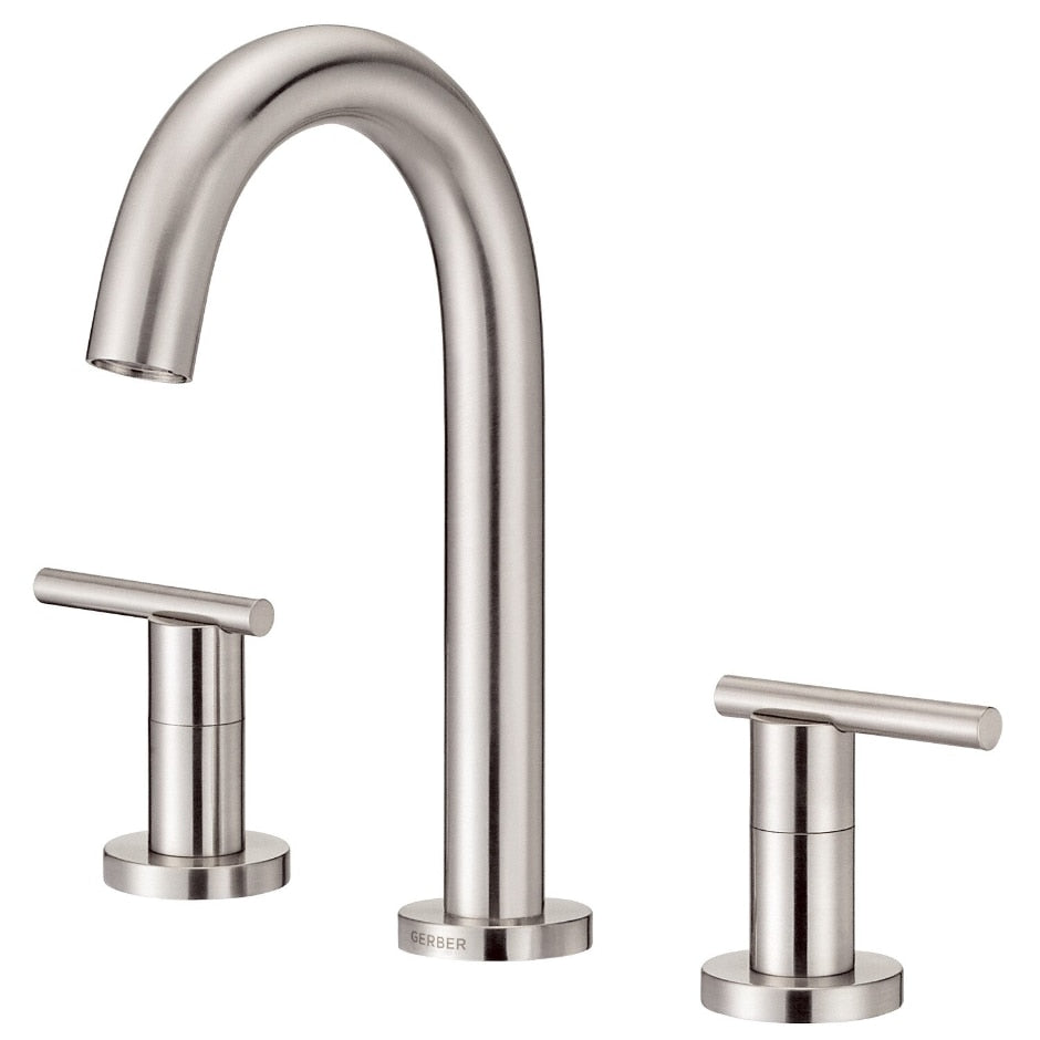 Danze by Gerber Parma Trim Line 2H Widespread Lavatory Faucet w/ Metal Touch Down Drain 1.2gpm