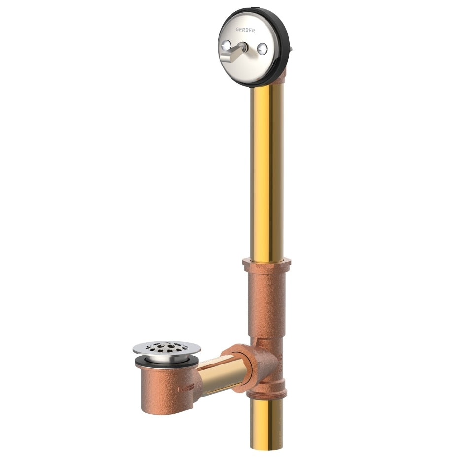 brushed nickel drain