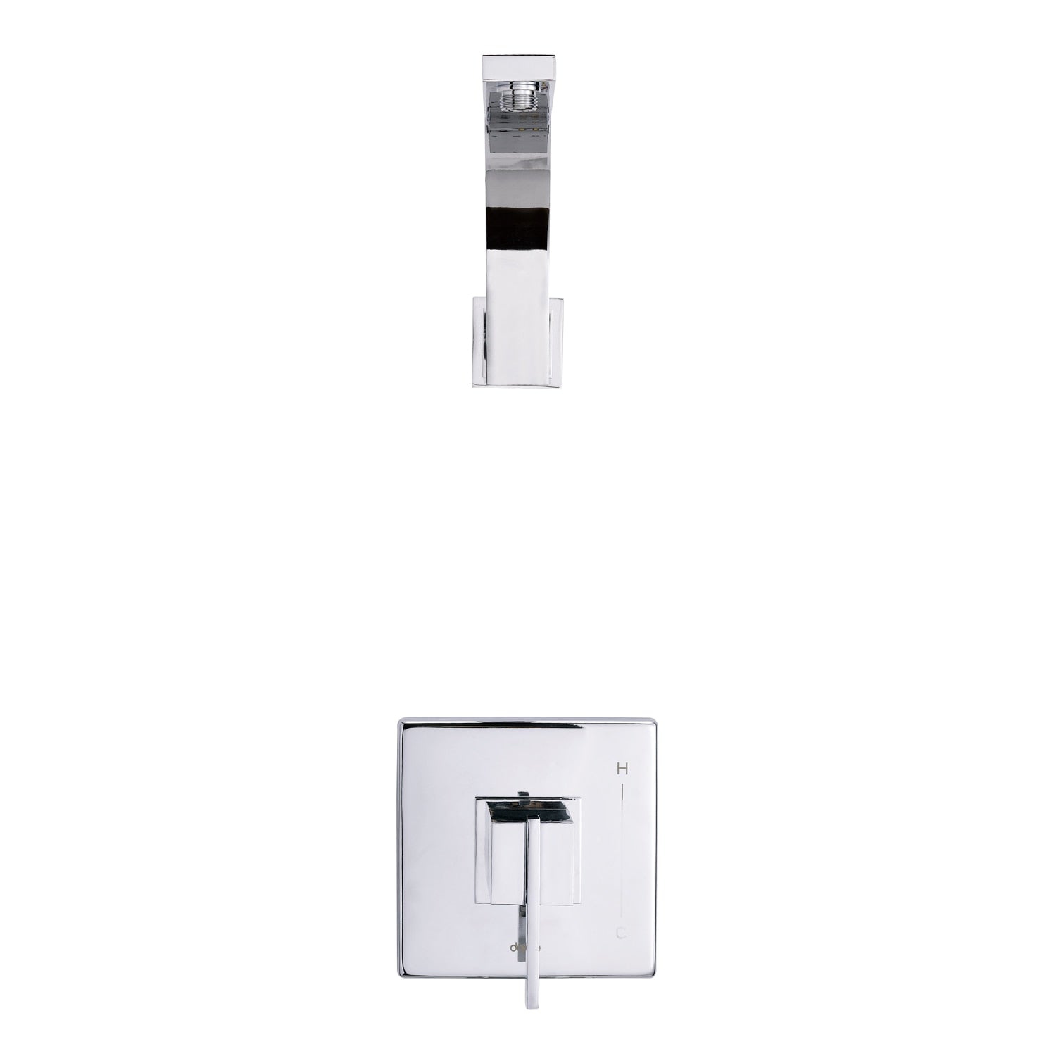 Danze by Gerber Sirius 1H Shower Only Trim Kit and Treysta Cartridge Less Showerhead