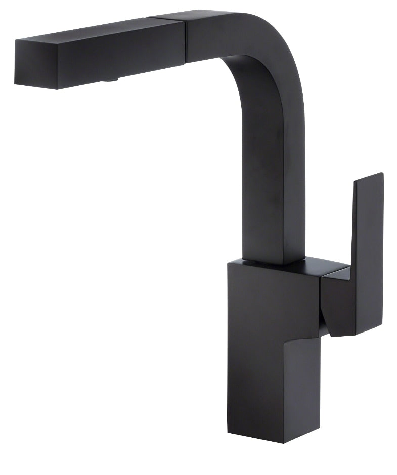 Danze by Gerber Mid-Town Trim Line 1H Pull-Out Kitchen Faucet w/ SnapBack Retraction 1.75gpm