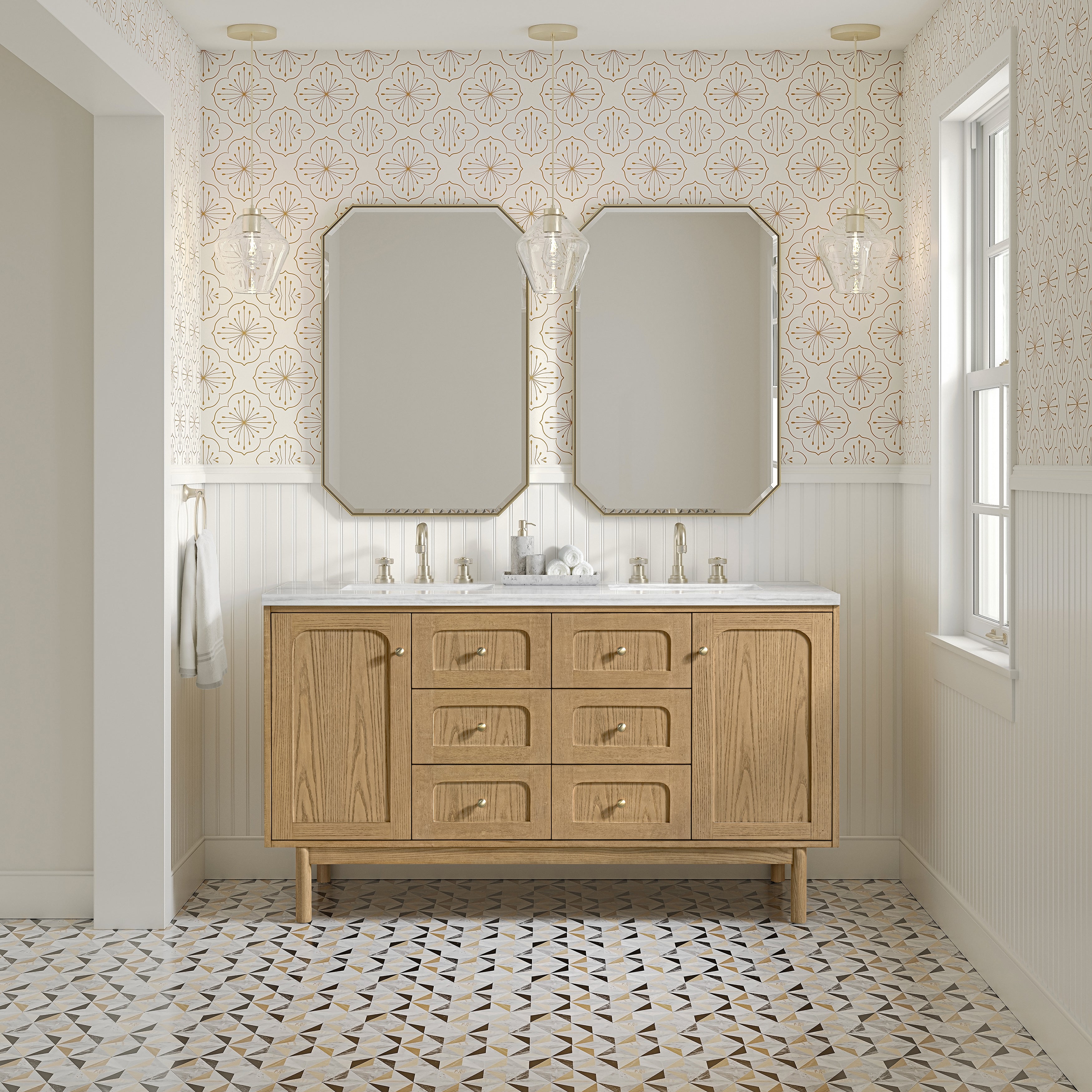 arctic fall solid surface top vanity