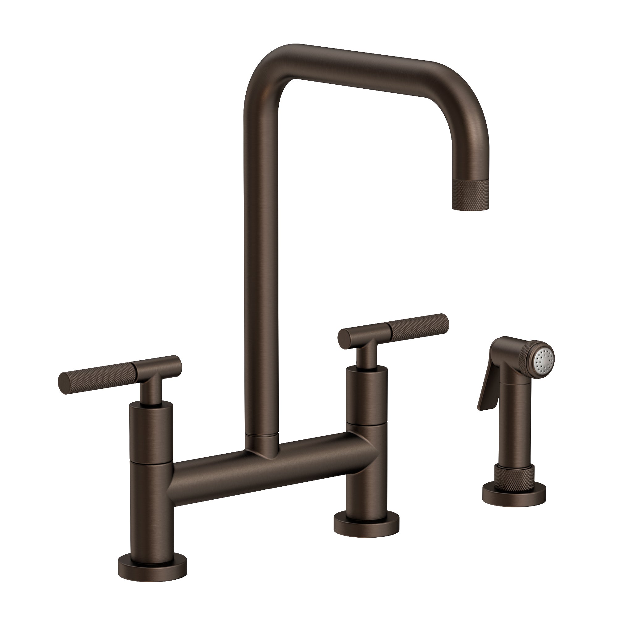 Newport Brass Muncy Kitchen Bridge Faucet with Side Spray