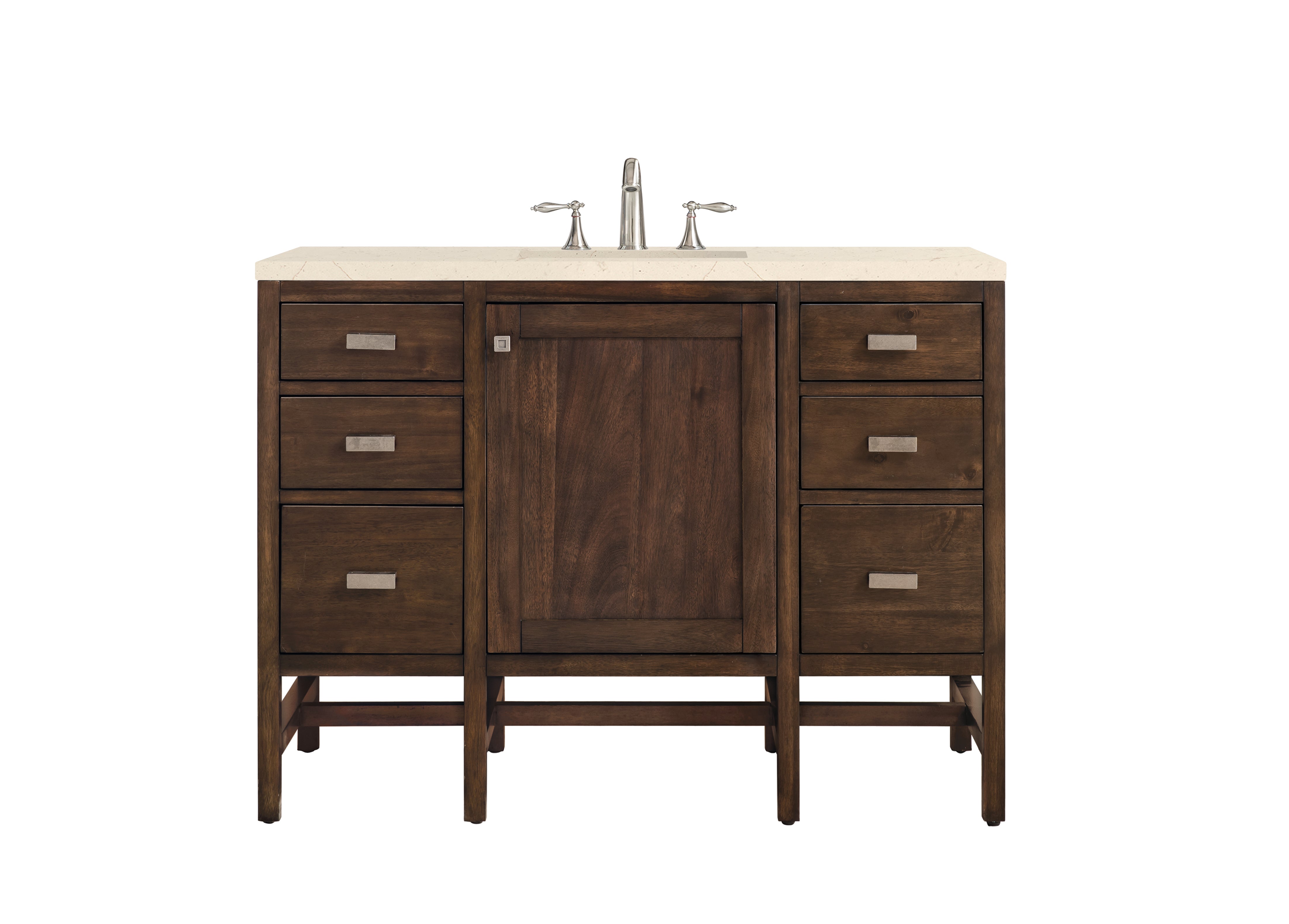 James Martin Vanities Addison 48" Single Vanity - Mid-Century Acacia