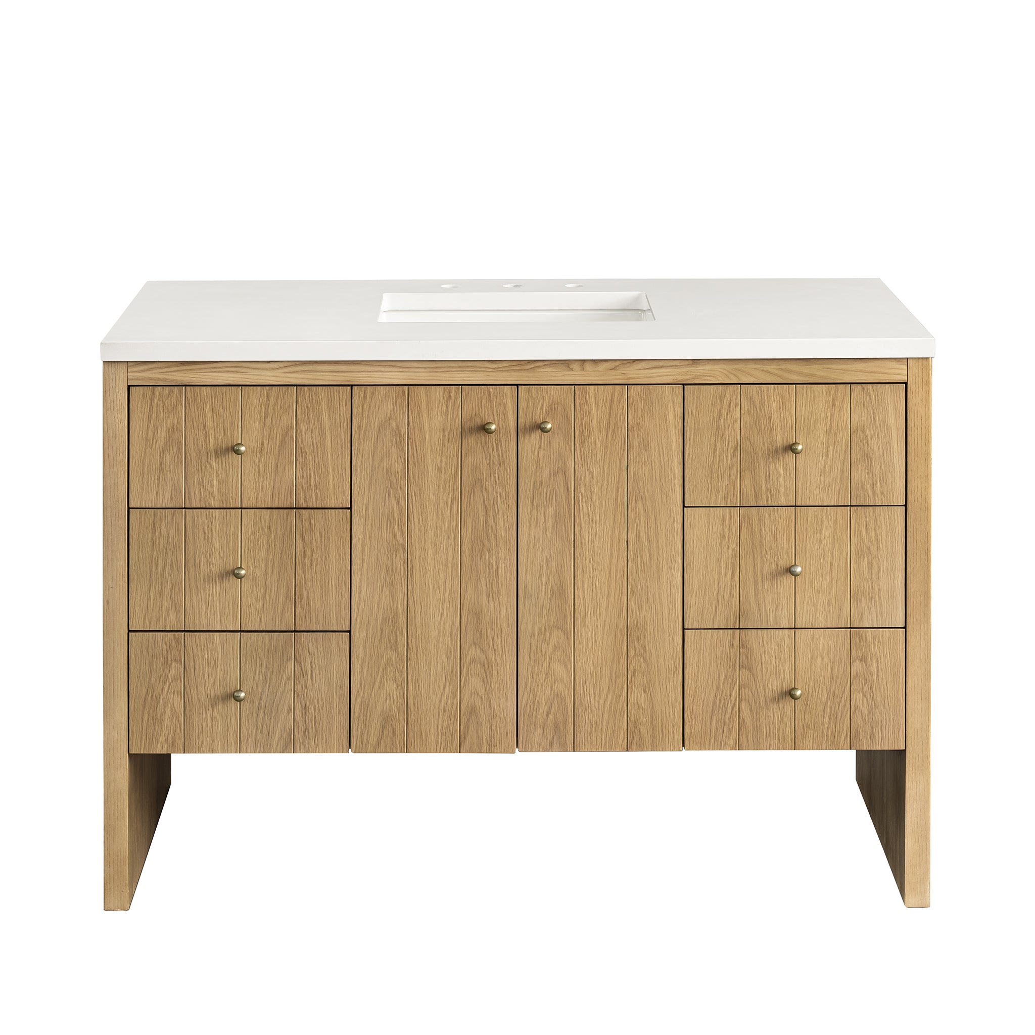 James Martin Vanities Hudson 48" Single Vanity - Light Natural Oak