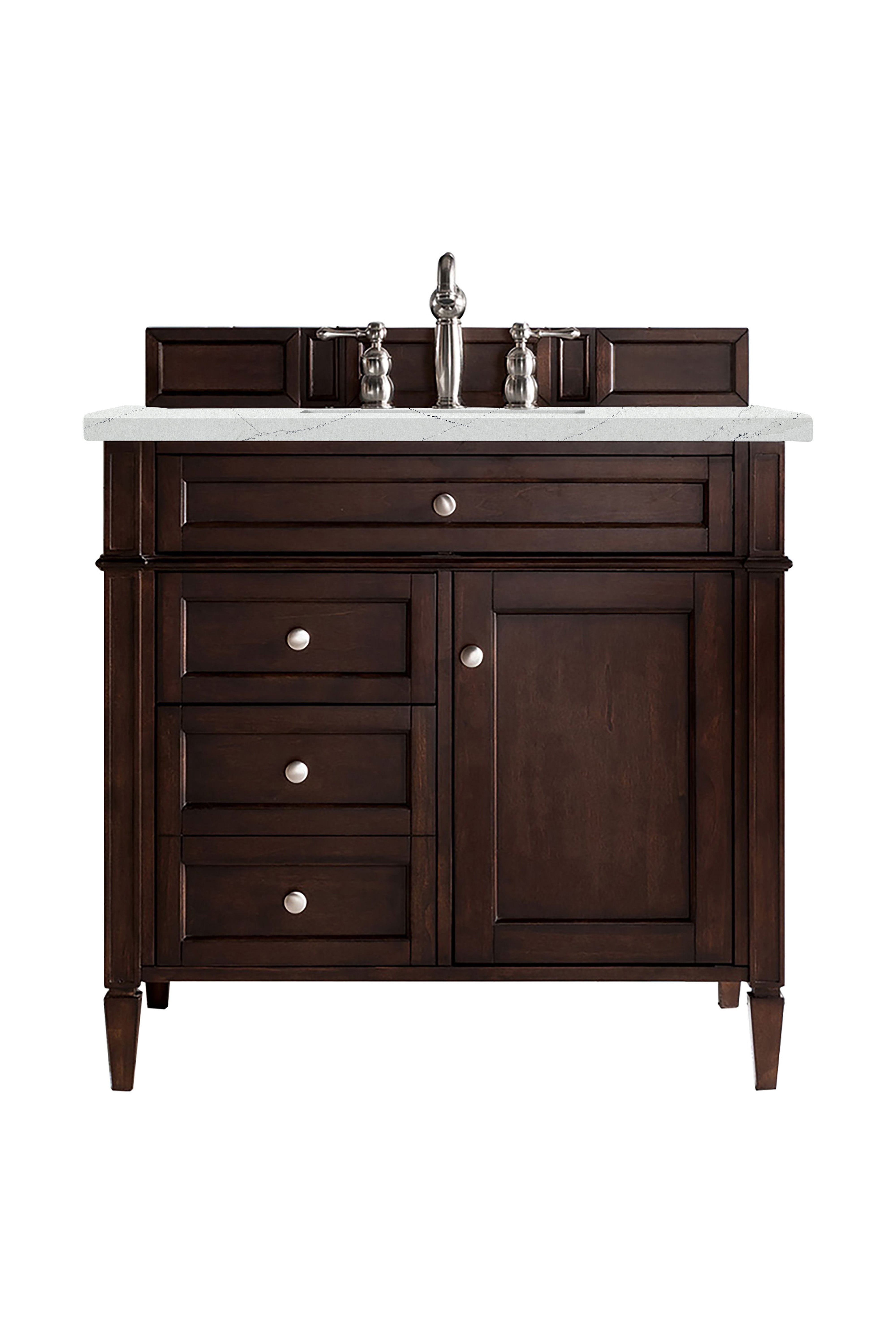 James Martin Vanities Brittany 36" Single Vanity - Burnished Mahogany